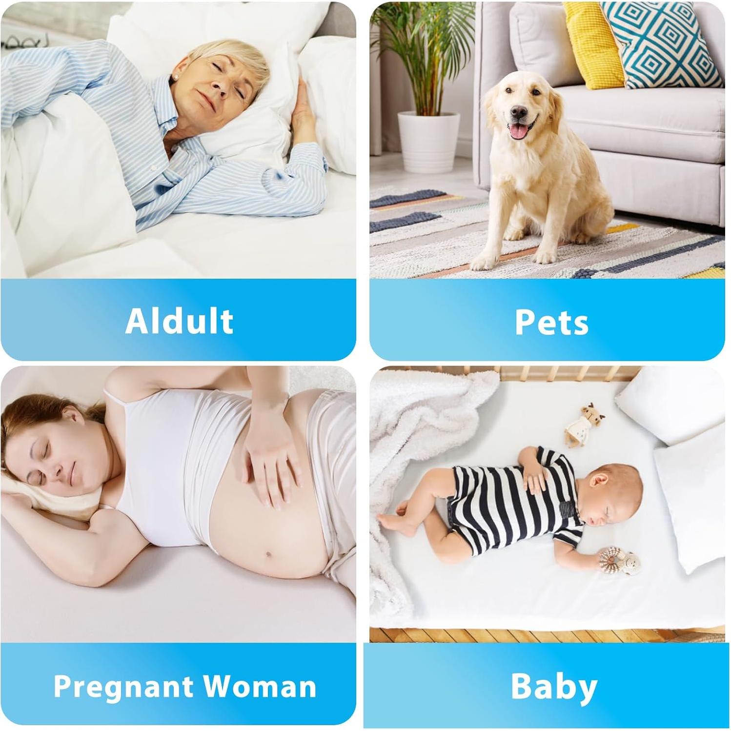 Almohadilla impermeable Brosive 182.88x91.44 cm para incontinencia