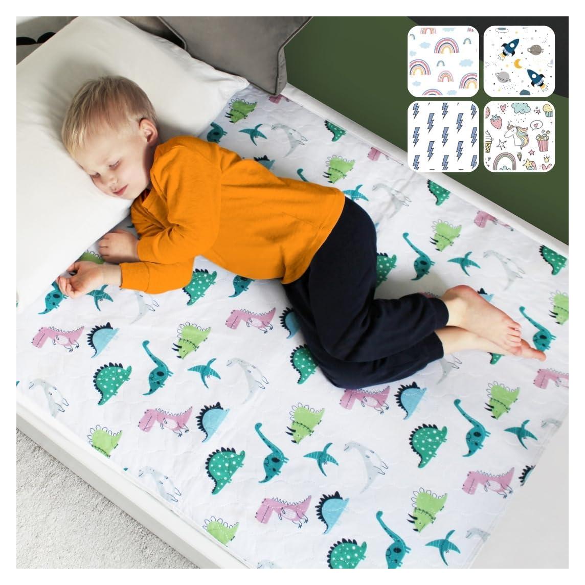 Almohadilla Entrenamiento Baño Hygge Sheets Dinosaurio 86x91cm