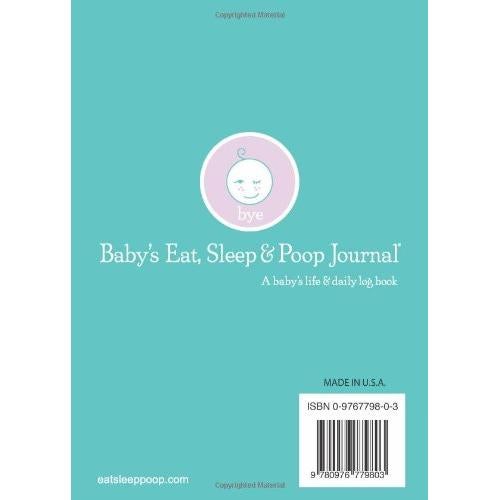 Baby's Eat, Sleep & Poop Journal, Log Book (Aqua)
