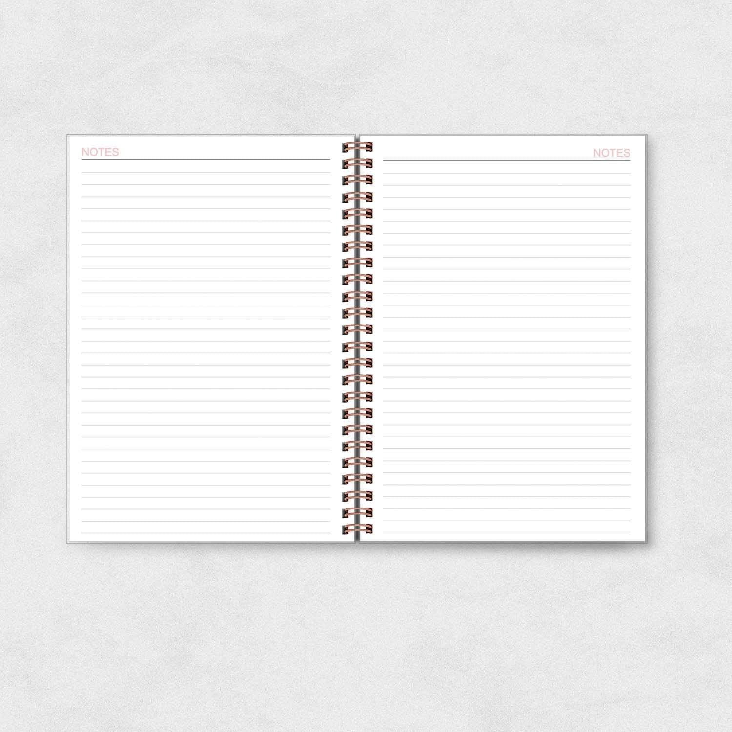 Registro Diario del Bebé A5 Rosa - Planificador de Cuidado