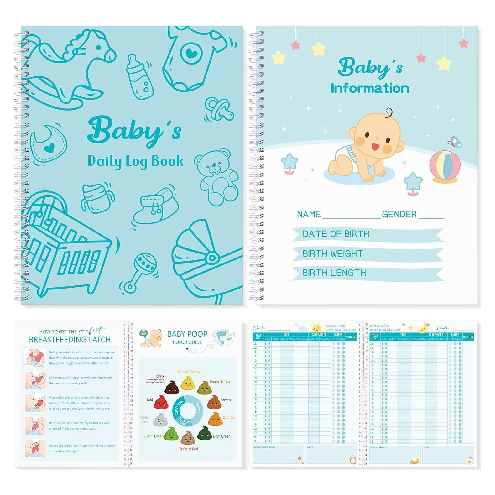 Diario para Bebés Pasimy 21.6x27.9 cm Registro Alimentación