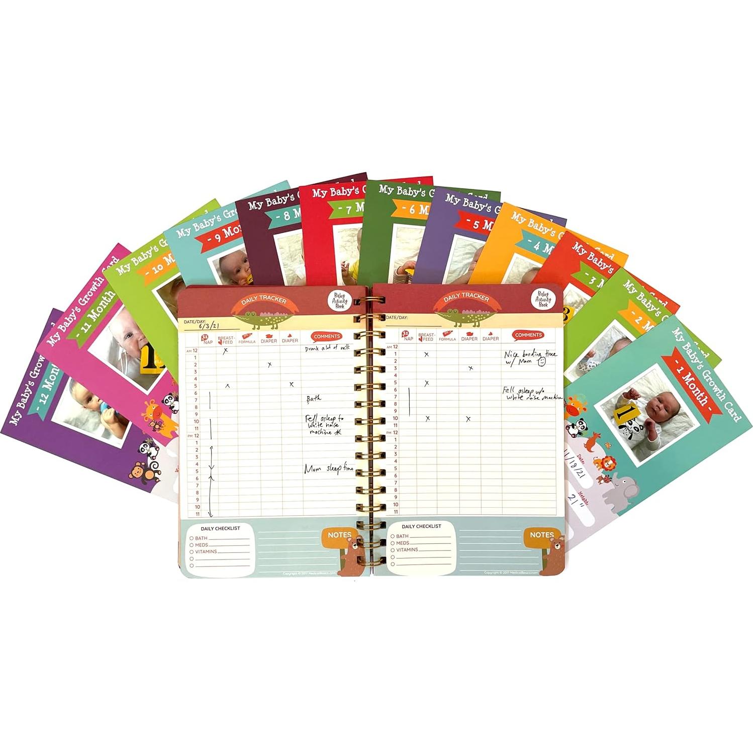 Diario Médico para Bebés Básicos Médicos - Registro Diario A4