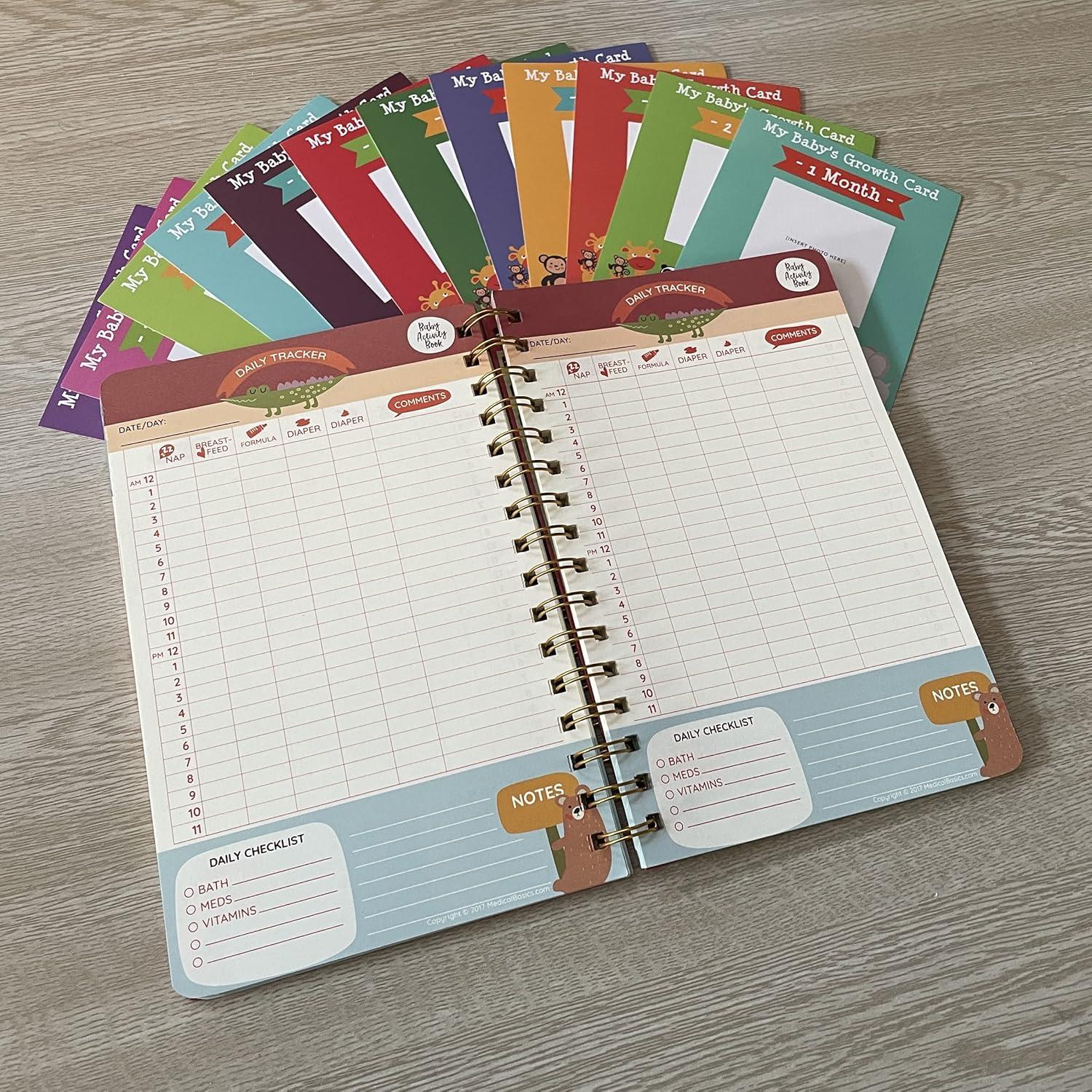 Diario Médico para Bebés Básicos Médicos - Registro Diario A4