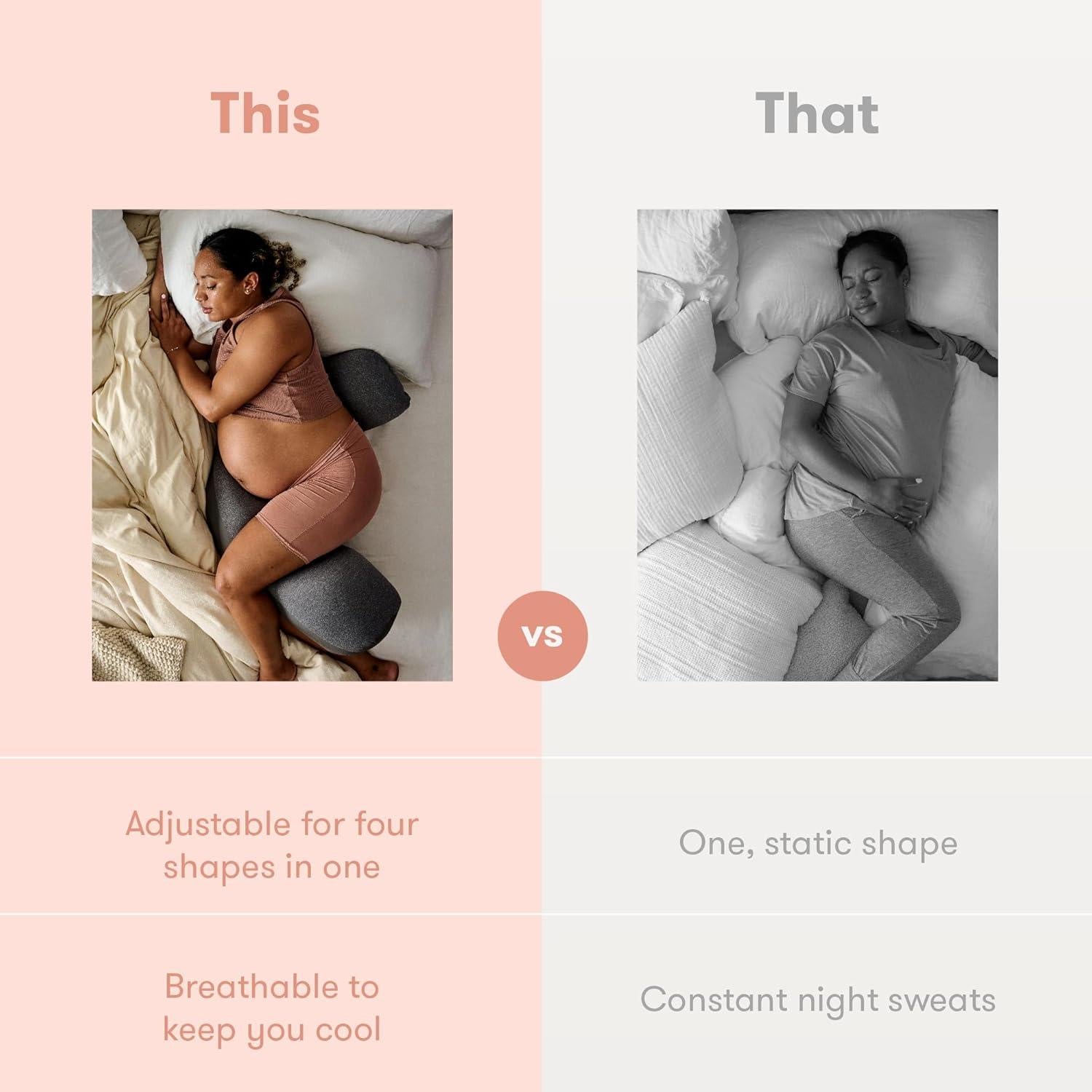 Almohada de Embarazo Frida Mom Ajustable Refrigerante 137x23cm