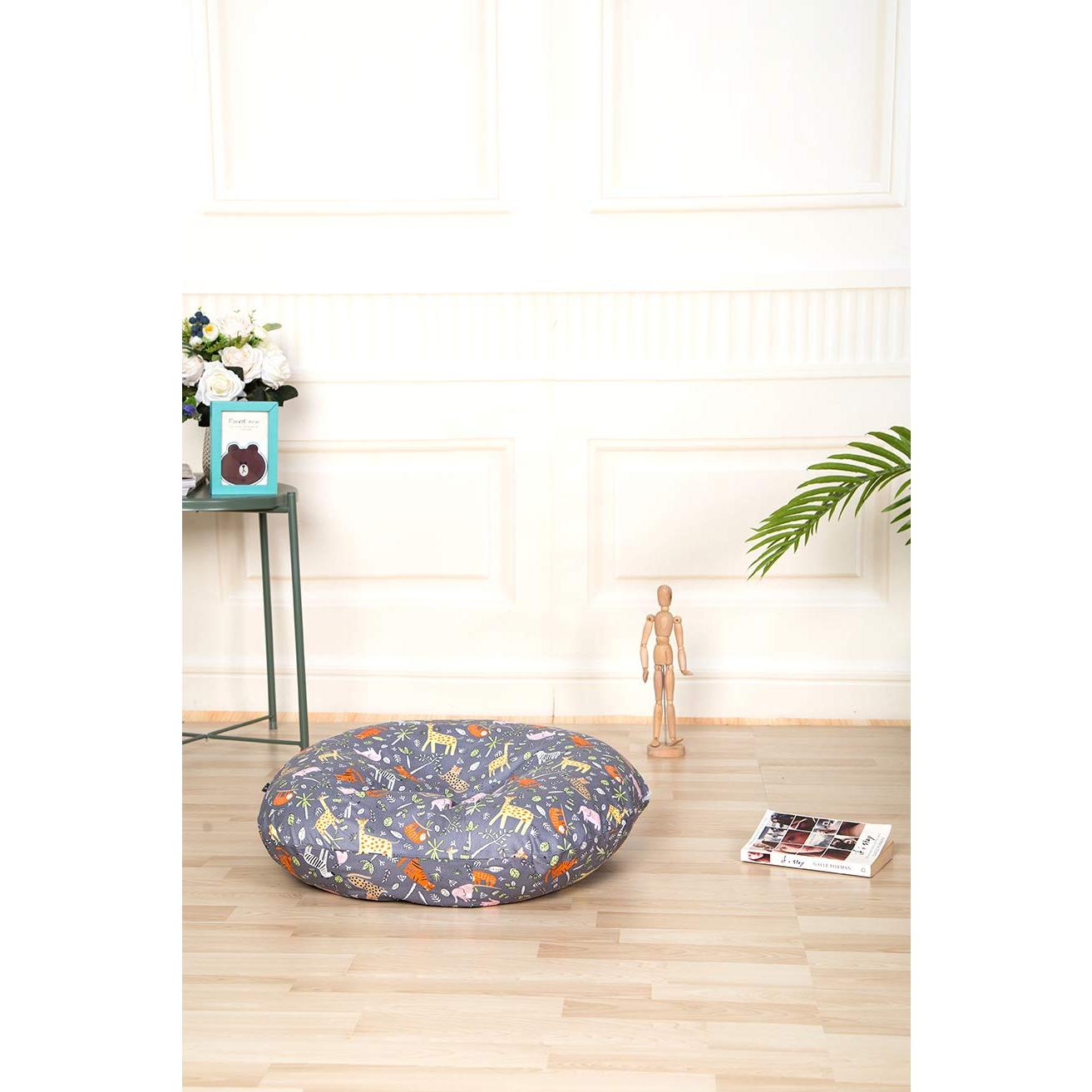 Cubierta Removible IBraFashion para Sofá Bebé 100% Algodón Gris