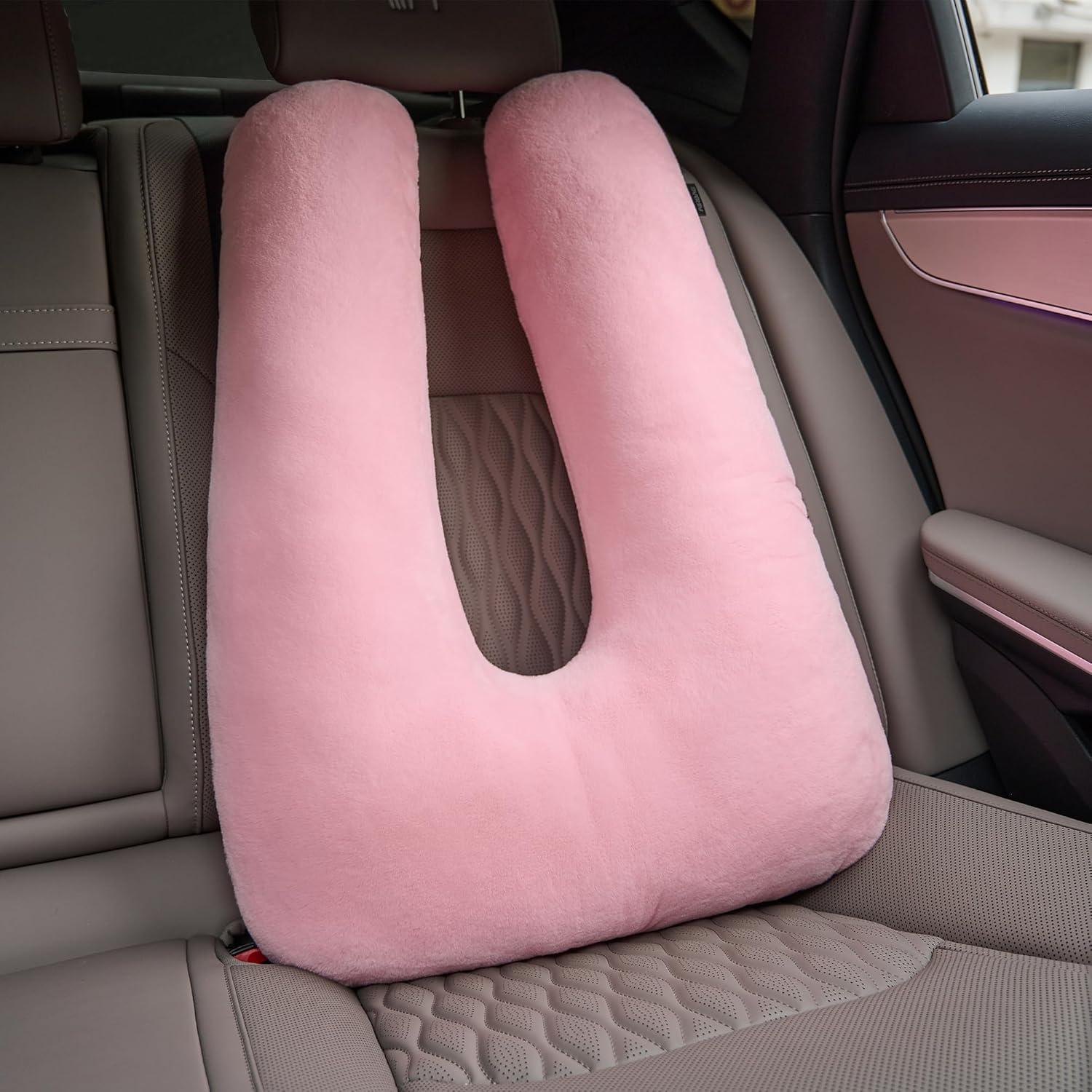 Almohada de Viaje BGZBGZ Rosa para Niños y Adultos 0.90 kg