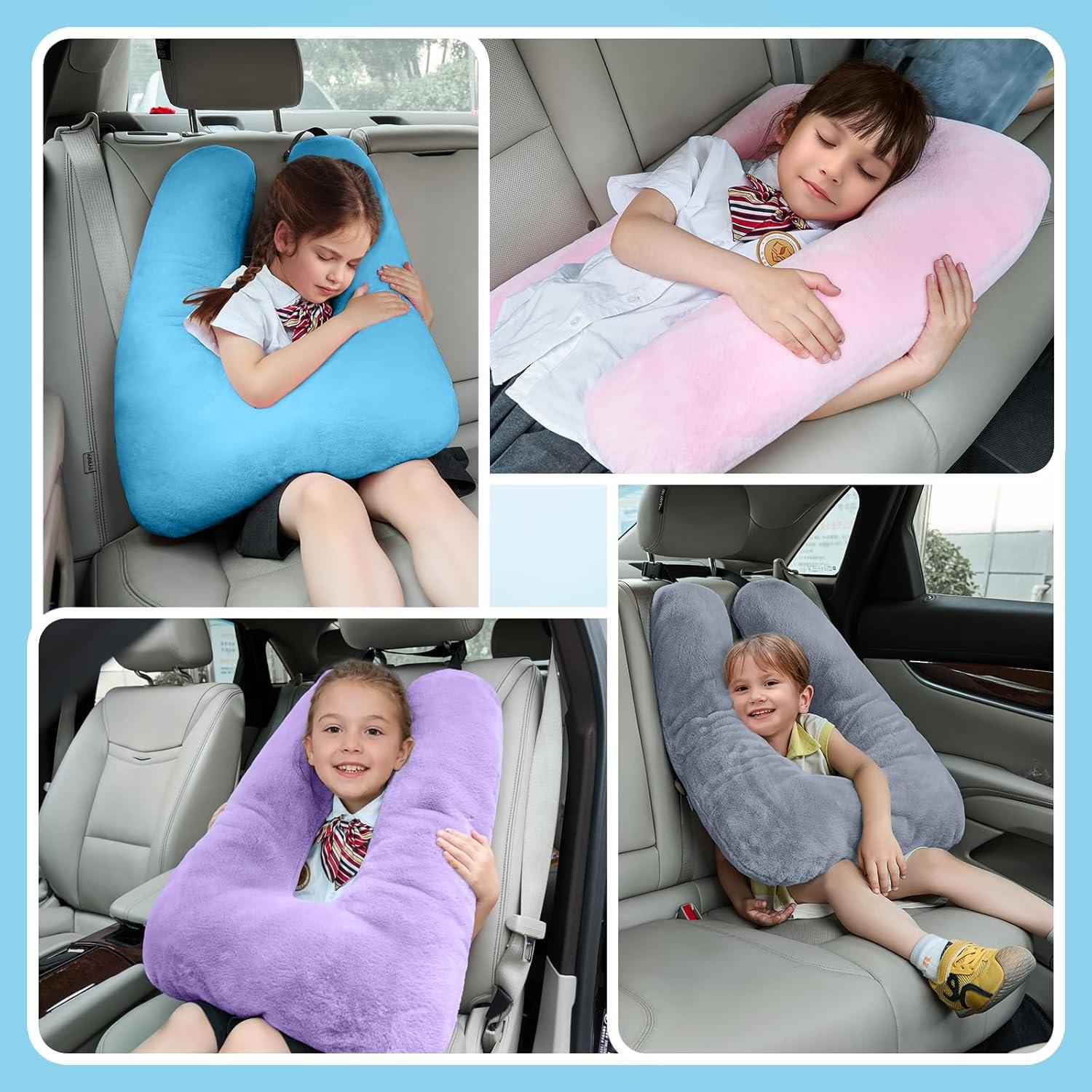 Almohada de Viaje BGZBGZ Rosa para Niños y Adultos 0.90 kg