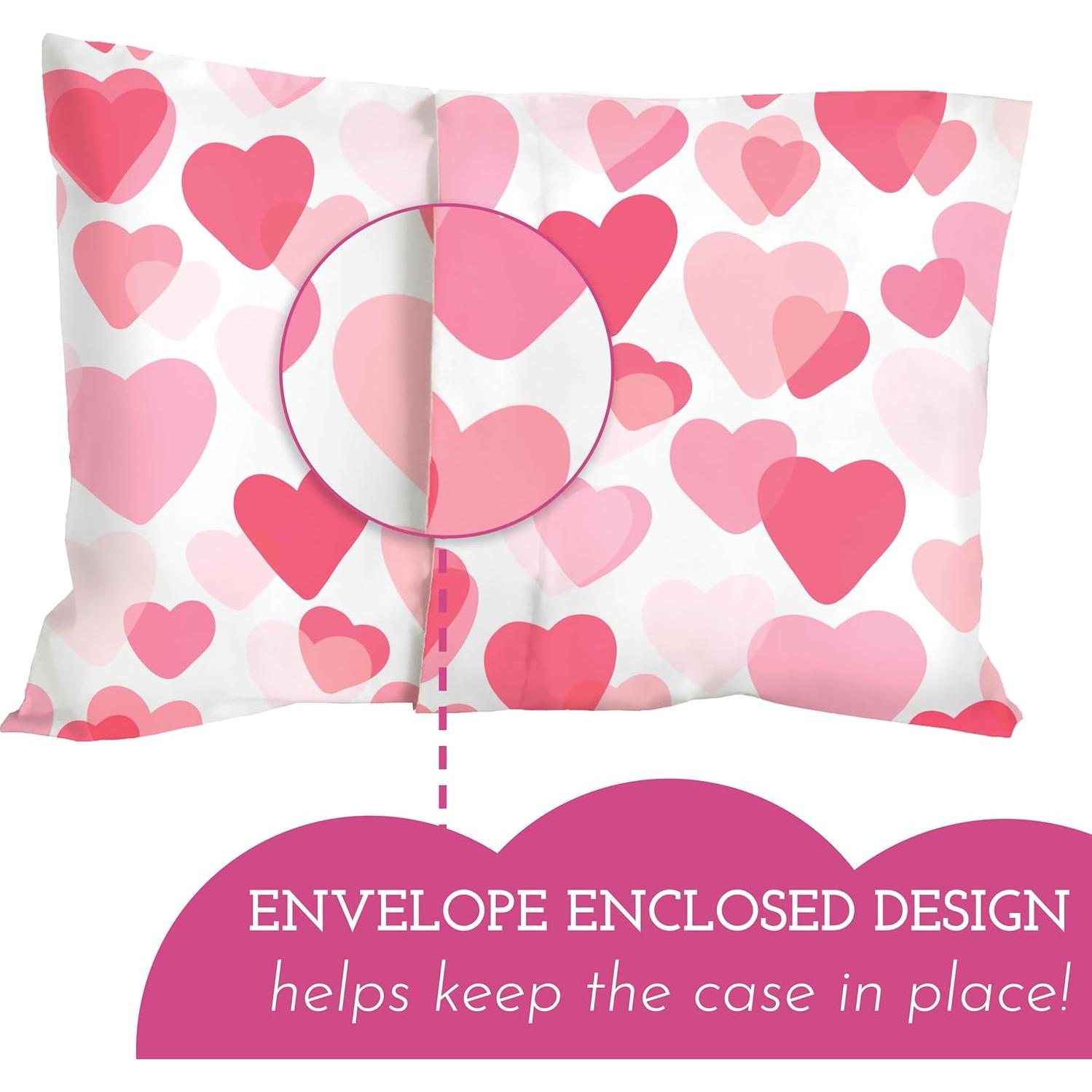 Funda de Almohada Hipoalergénica Little Sleepy Head 33x46 cm Rosa