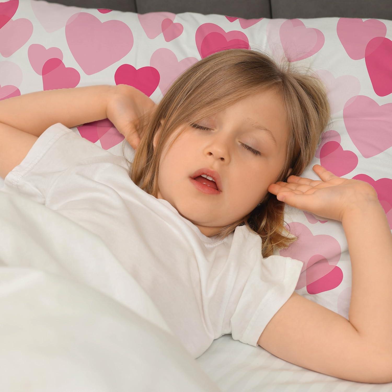 Funda de Almohada Hipoalergénica Little Sleepy Head 33x46 cm Rosa