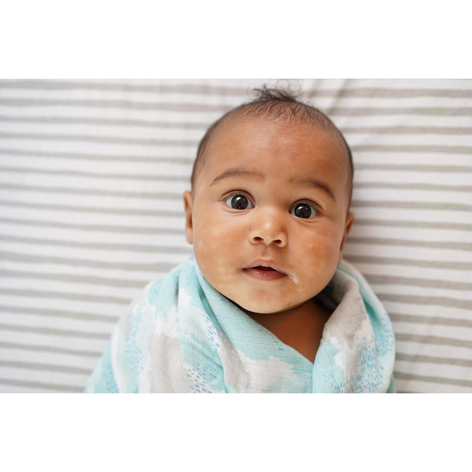 Sábanas de Cuna Impermeables Ely's & Co. 100% Algodón - Paquete de 2