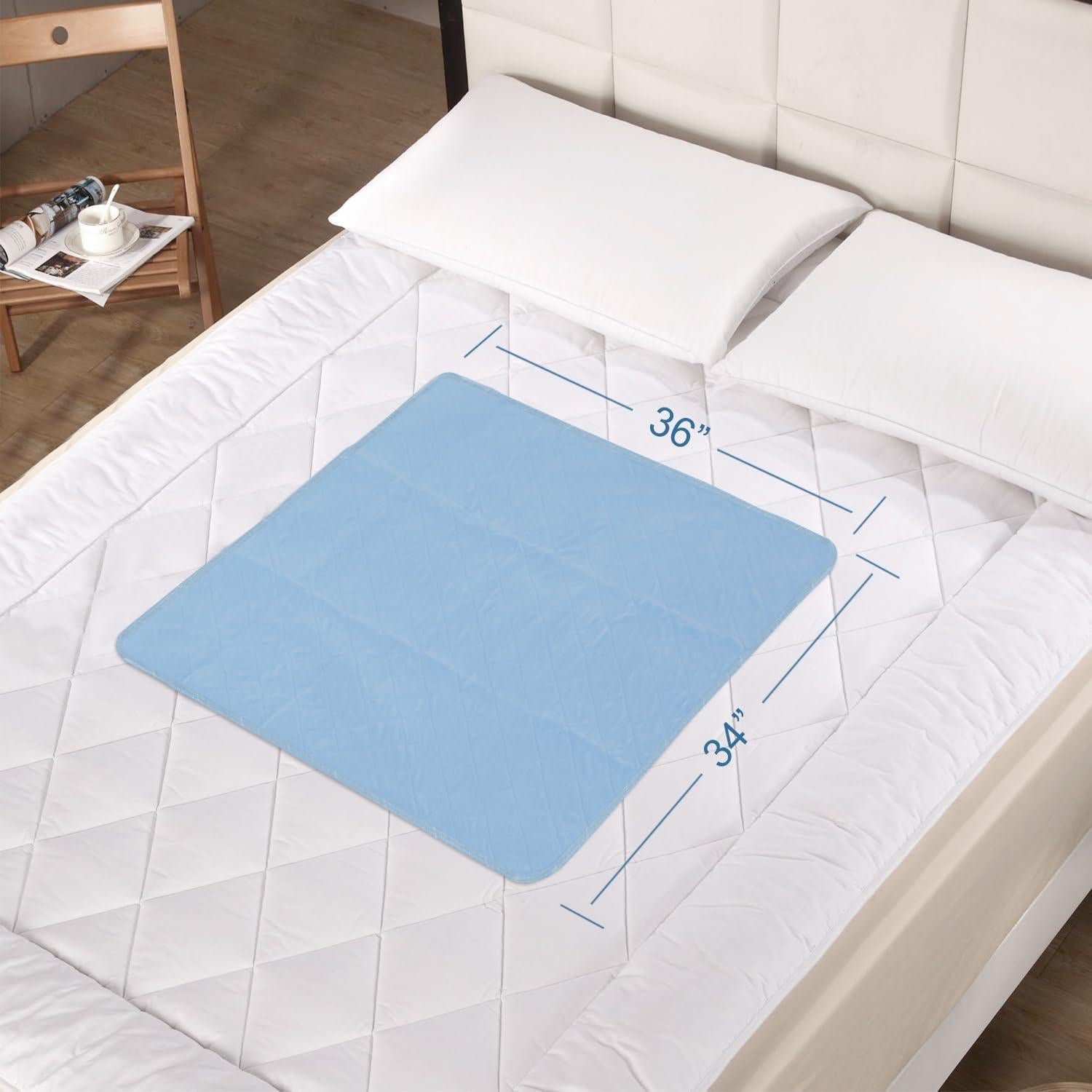 Protectores de Cama Impermeables Reutilizables Springspirit 86x91 cm - Paquete de 2