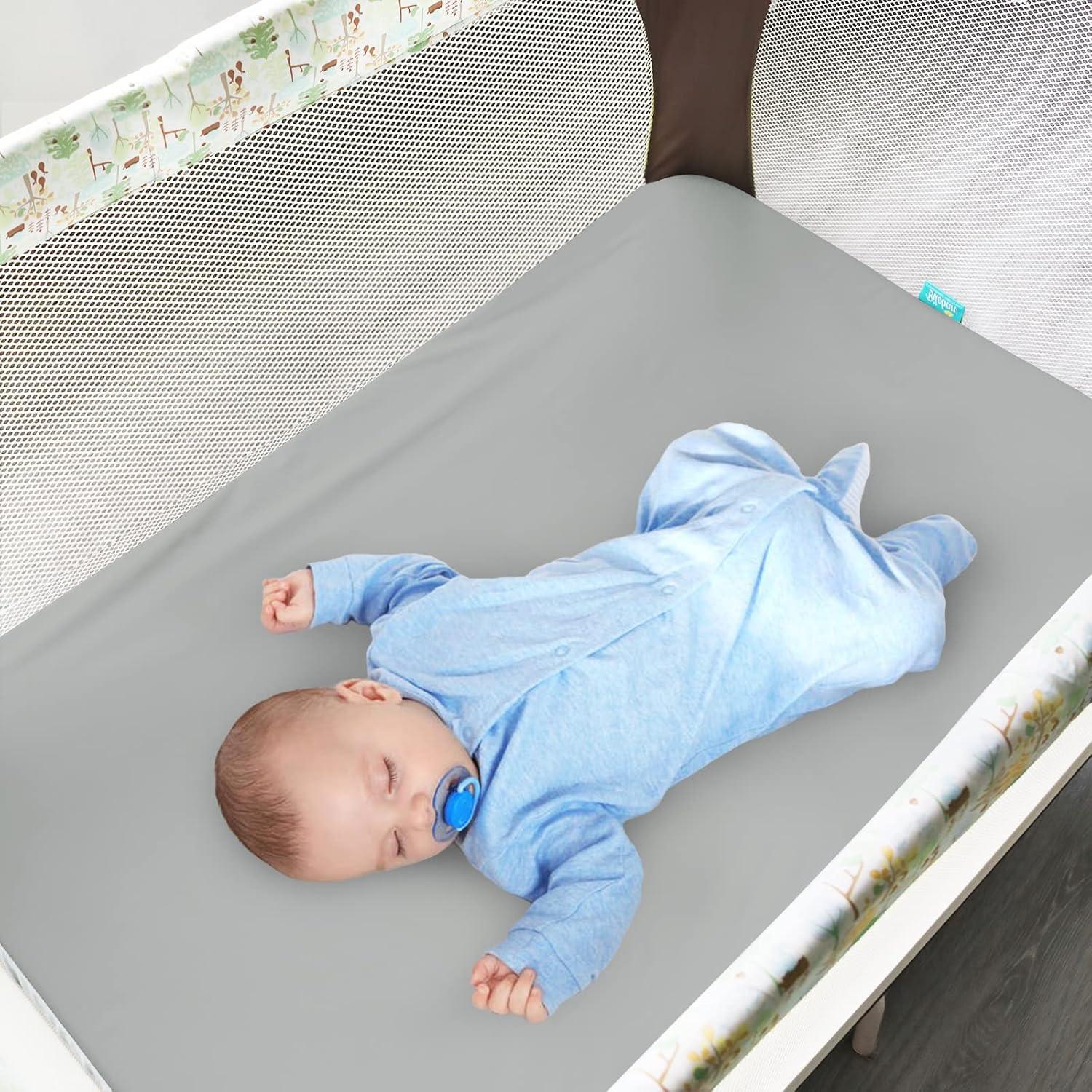 Sábanas Impermeables Biloban para Pack and Play 2 Piezas 96.5x66cm