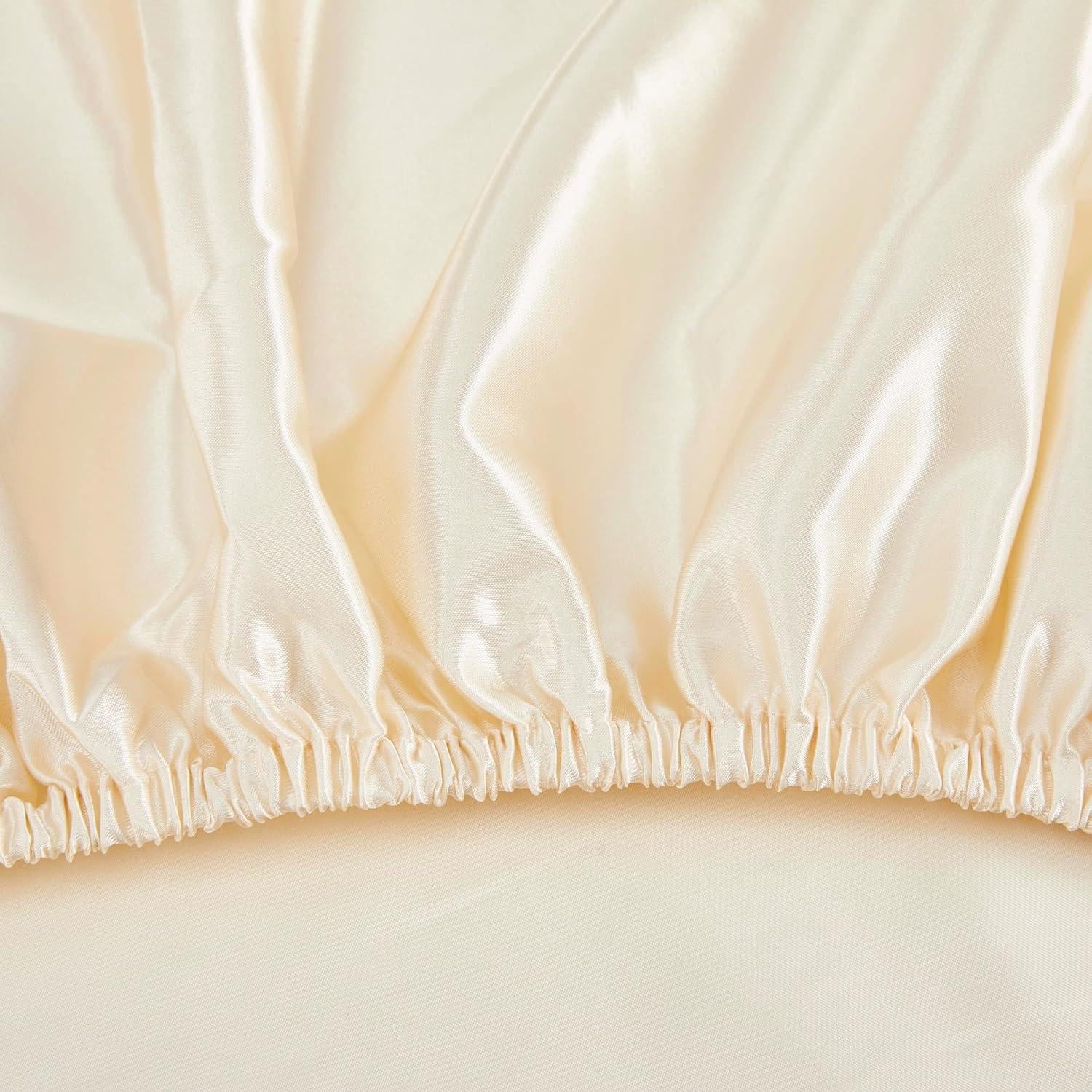 Sábanas de Cuna de Satén SnoozyBean - 2 Piezas Neutras 132x71cm