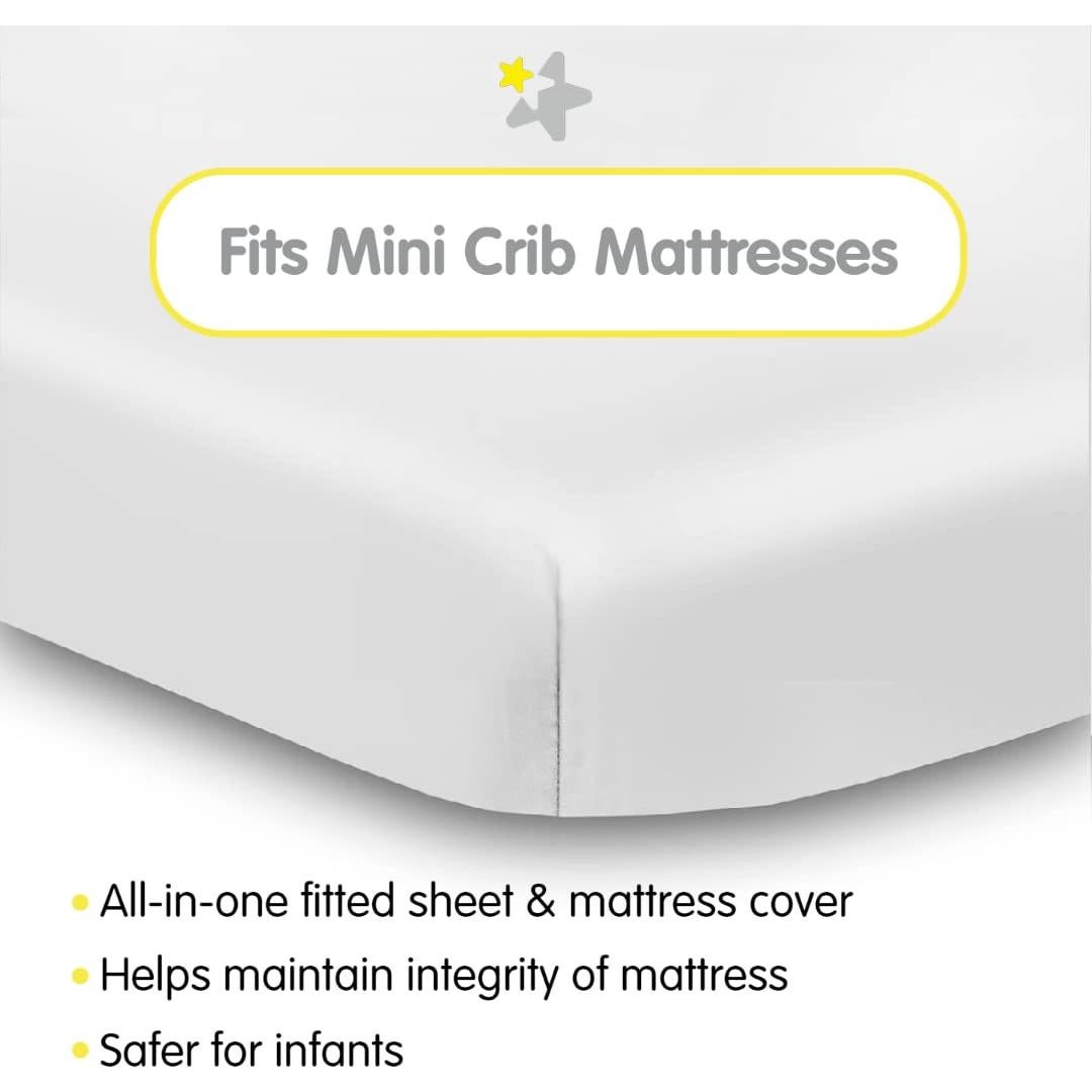 Sábana Ajustable y Funda Impermeable BreathableBaby 97x61cm