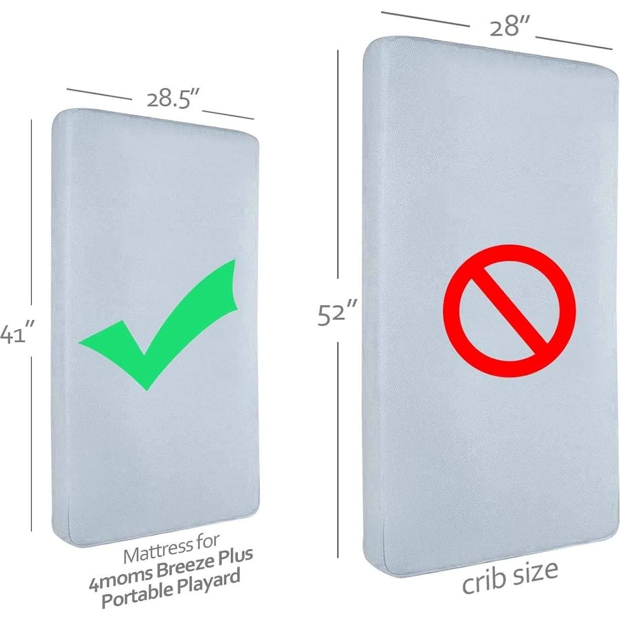 Funda Impermeable Moonsea para Colchón Pack and Play 4moms