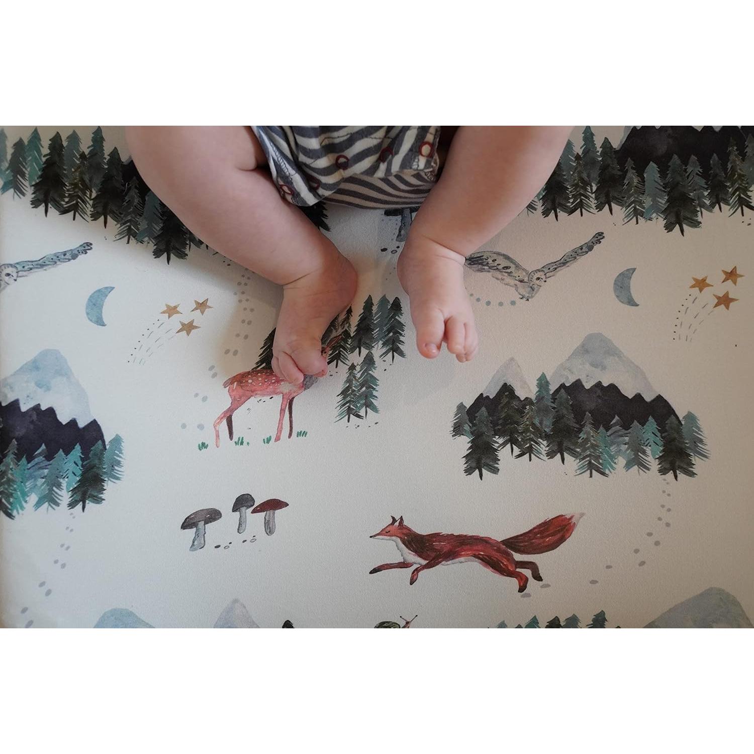 Funda de Cambiador Sorrel + Fern 2-Pack Animales del Bosque