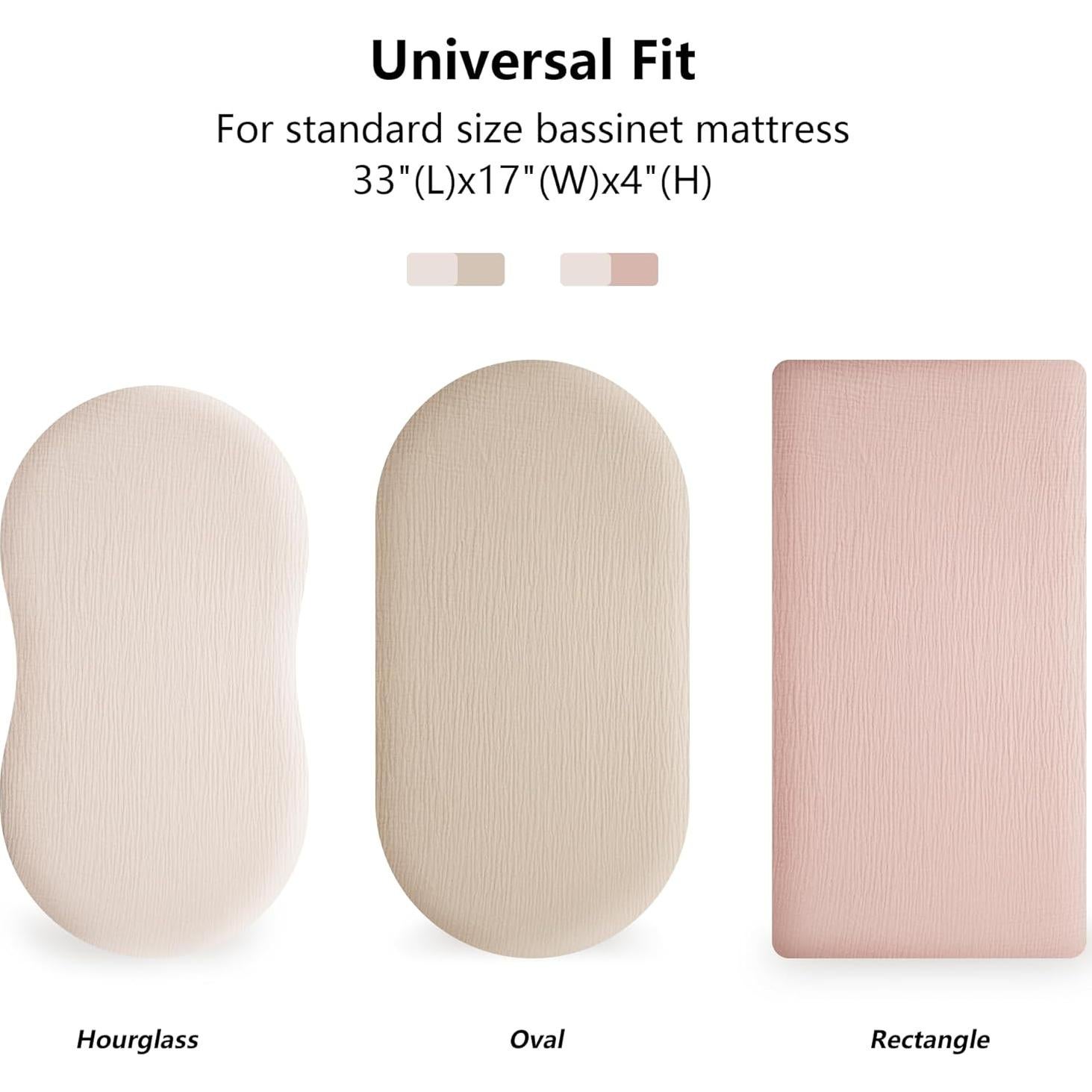 Sábanas de Muselina para Cunas MairMore 100% Algodón 2 Piezas