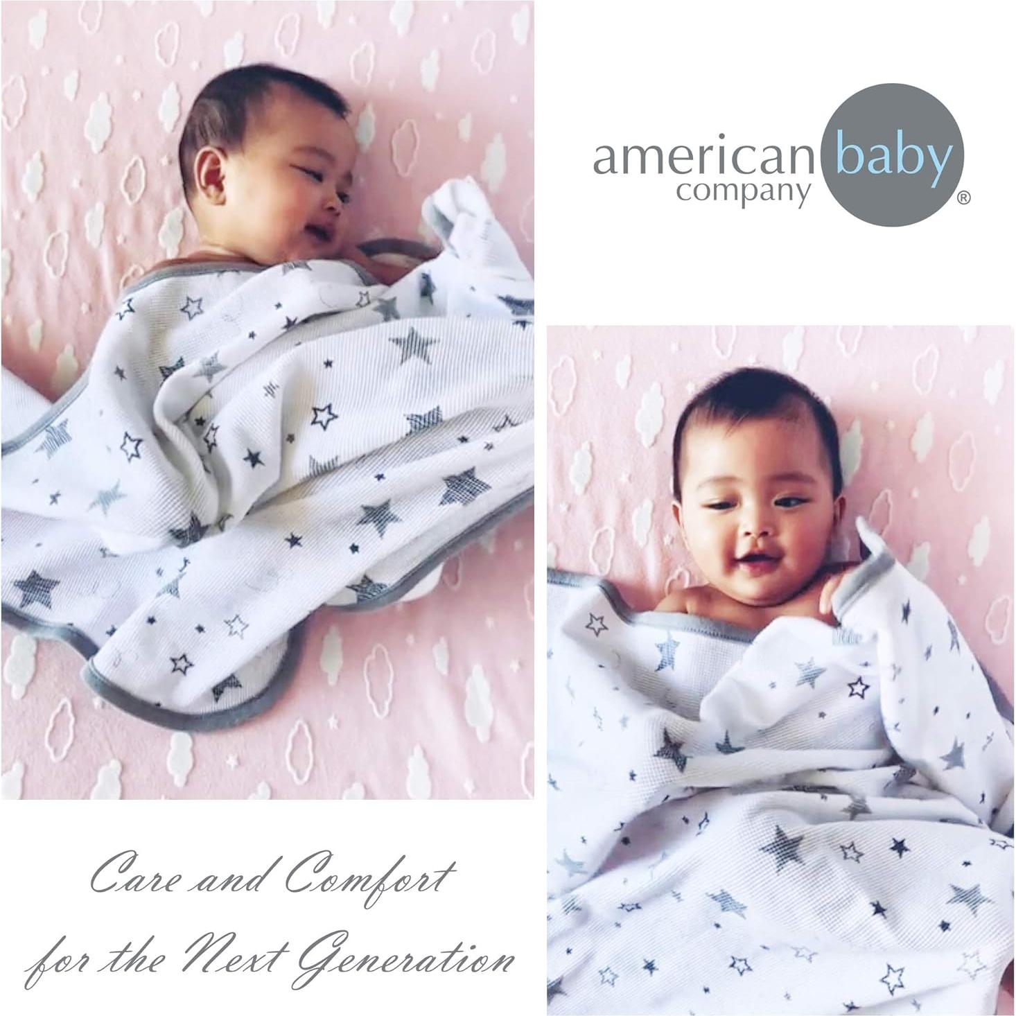 Sábana Ajustable Chenille Rosa 3D American Baby 71x132 cm