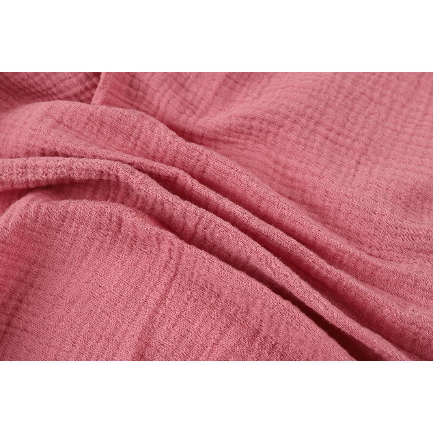 Sábanas de Muselina para Cuna Onacosht 83.8x48.3cm 2 Piezas Rosa Violeta