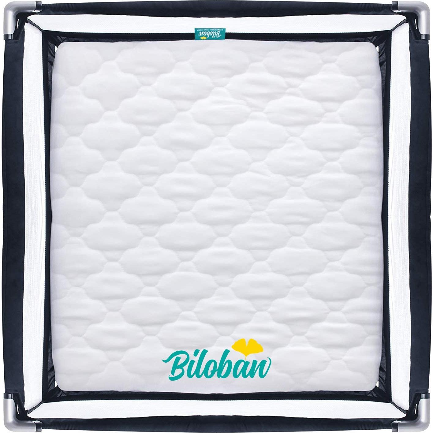 Funda de Colchón Impermeable Biloban para Cuna Cuadrada 91.4x91.4cm