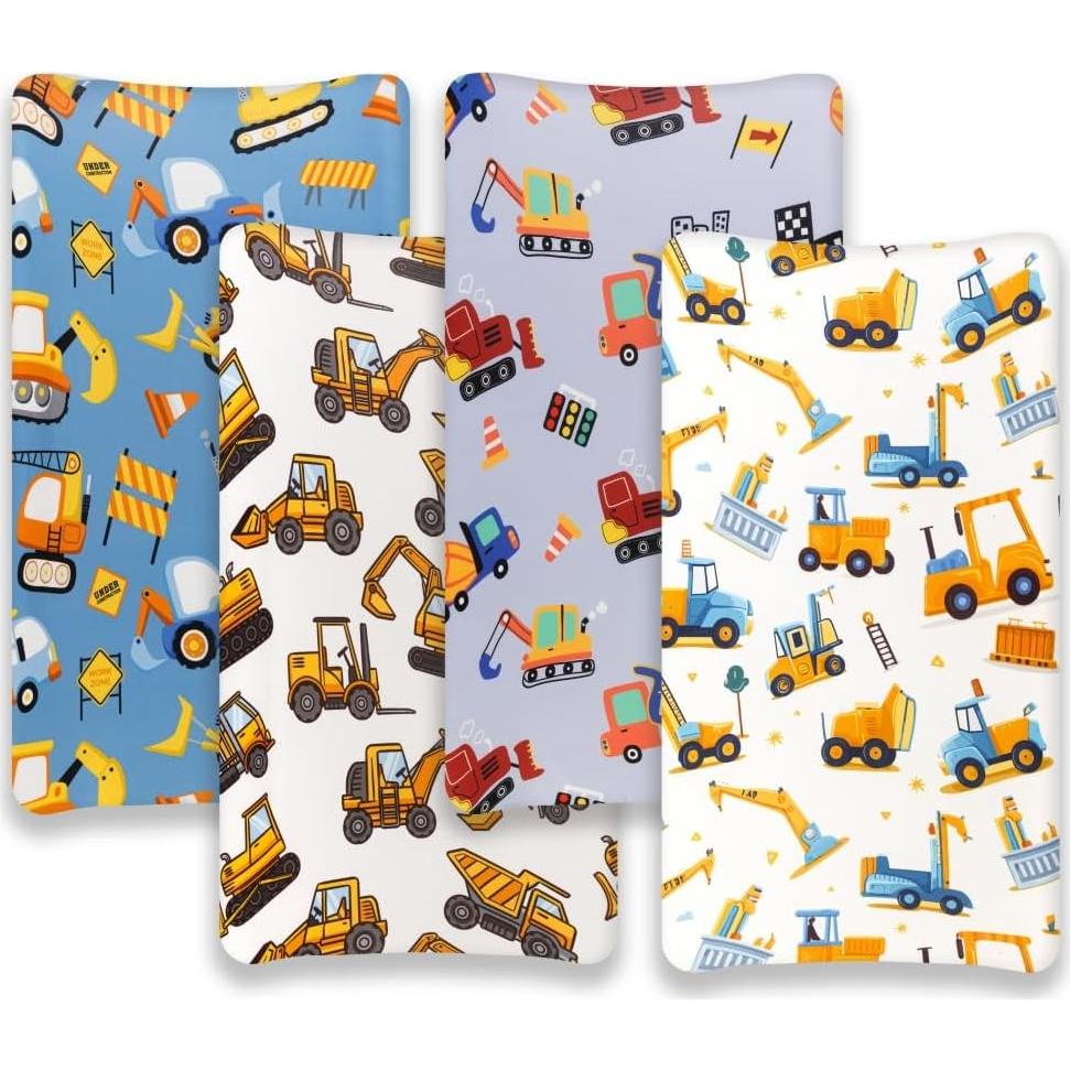 Juego de 4 Fundas de Cambiador FIGEPO para Bebé Niño