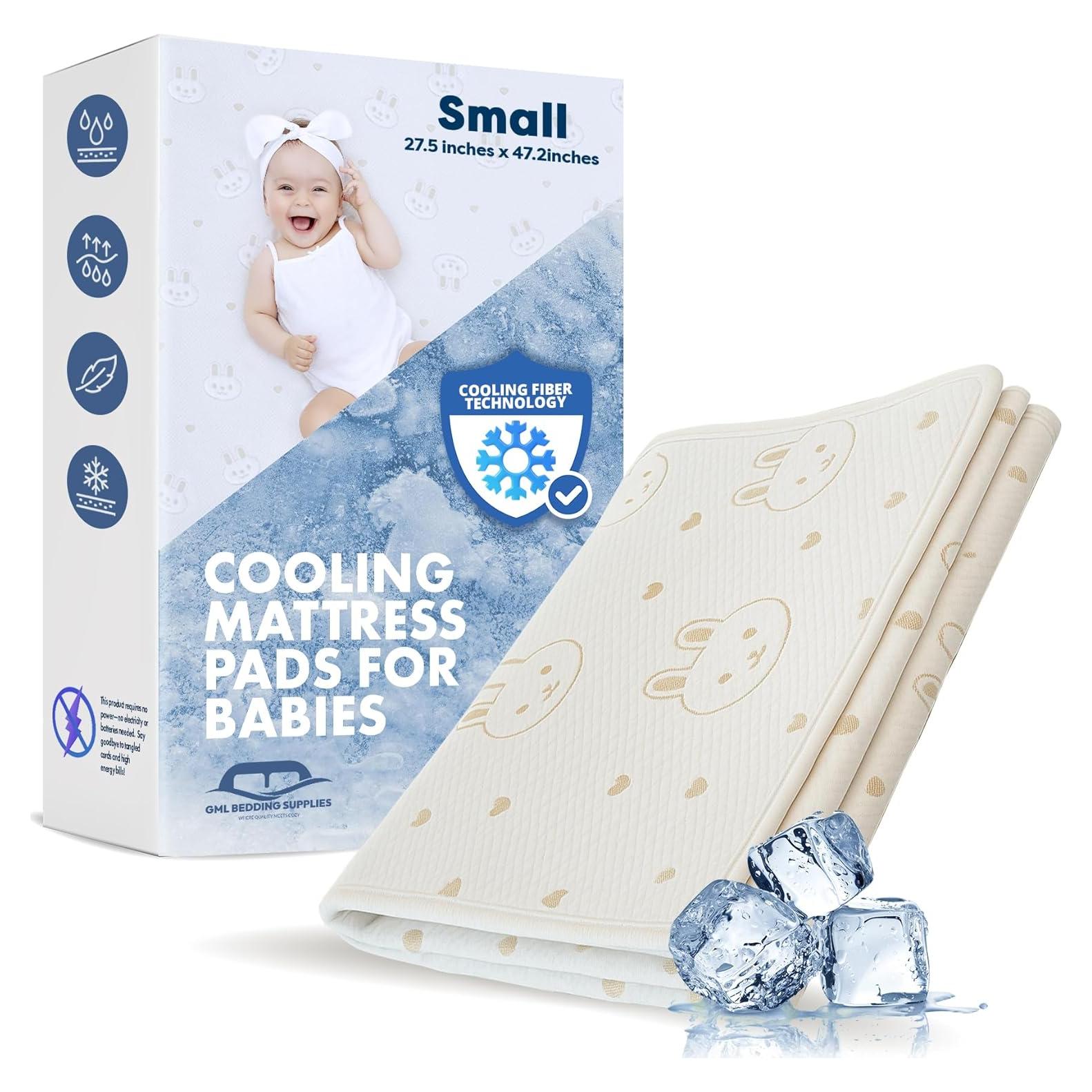 Colchón Protector de Cuna GML - Enfriamiento Hipoalergénico 70x119cm