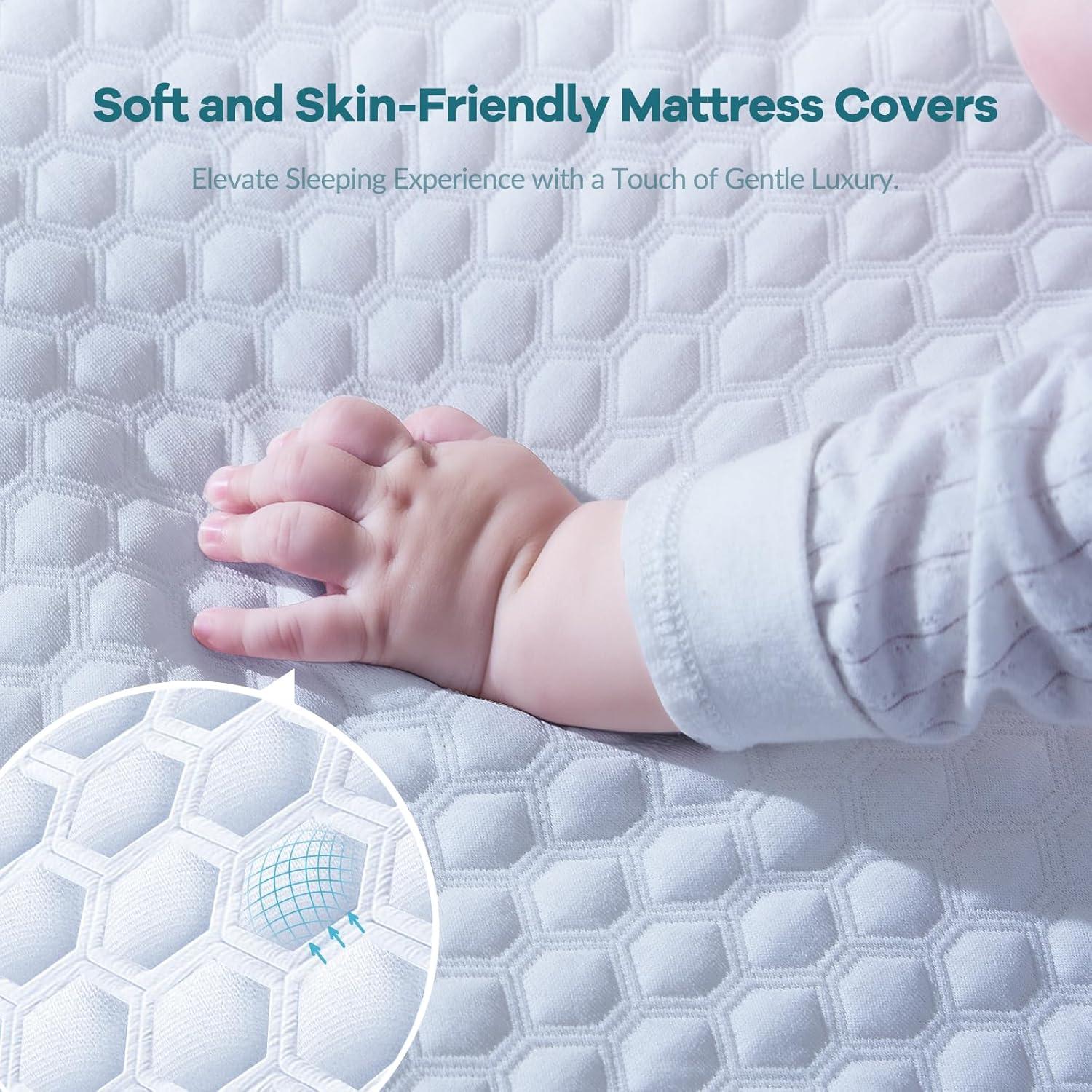 Sábana Ajustable para Cuna VaVaSoo 48.5x78.5 cm Ultra Suave