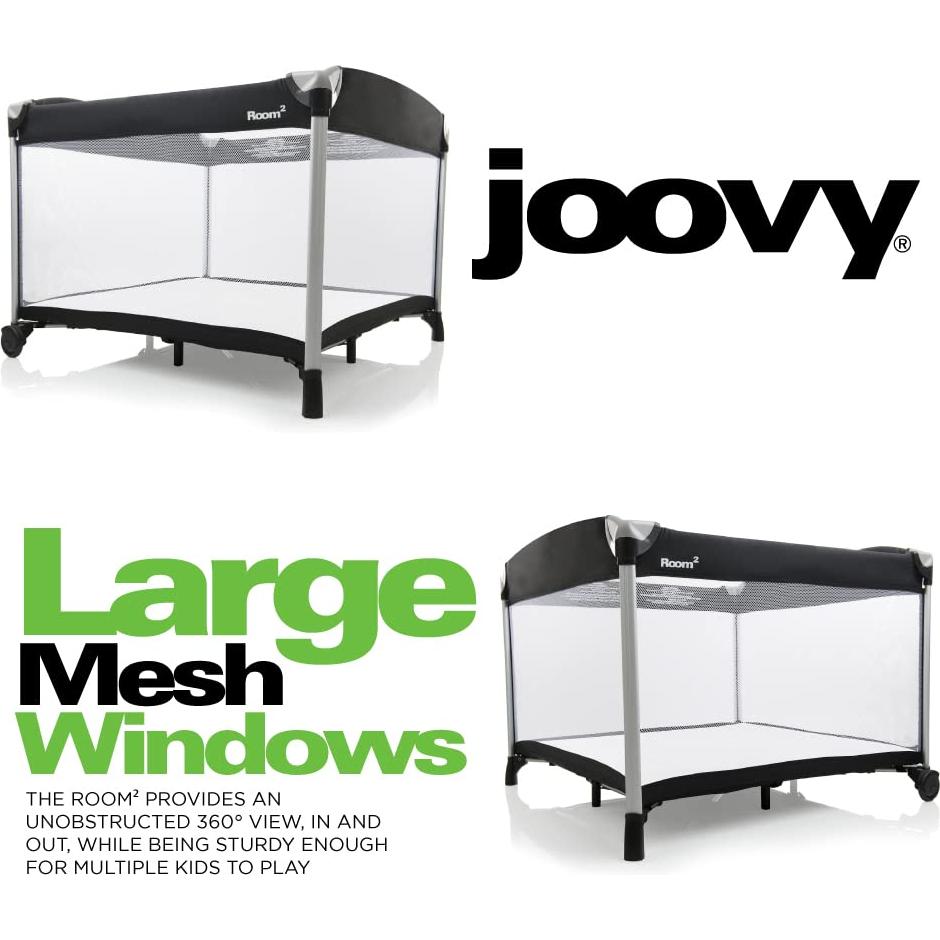 Parque Infantil Portátil Joovy Room² Negro 101x101 cm