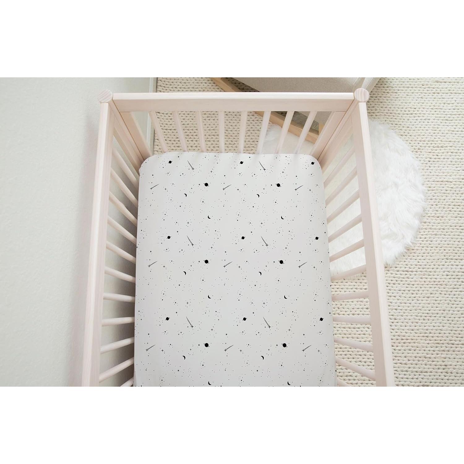 Sábanas de Cuna Ely's & Co. 100% Algodón Jersey 2 Piezas