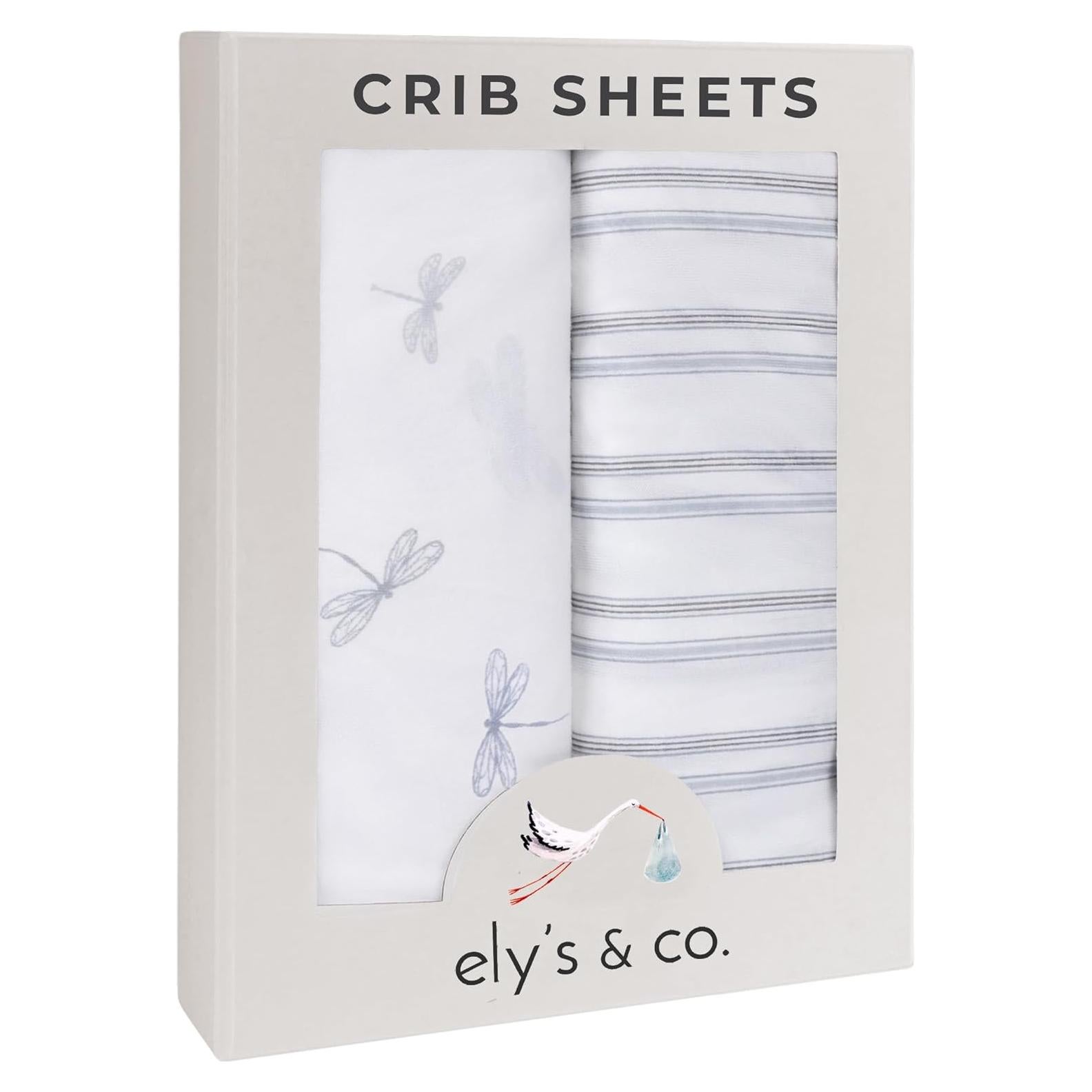 Juego de Sábanas Ajustadas para Cuna Ely's & Co. 132x71 cm