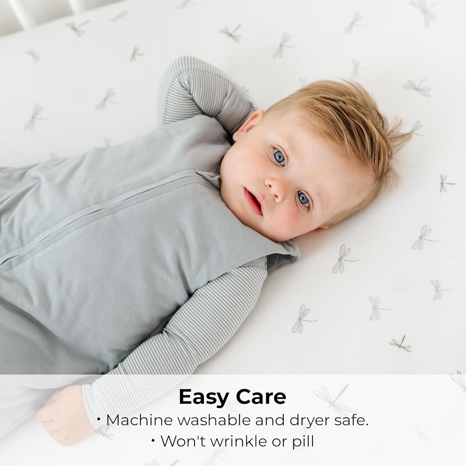 Juego de Sábanas Ajustadas para Cuna Ely's & Co. 132x71 cm