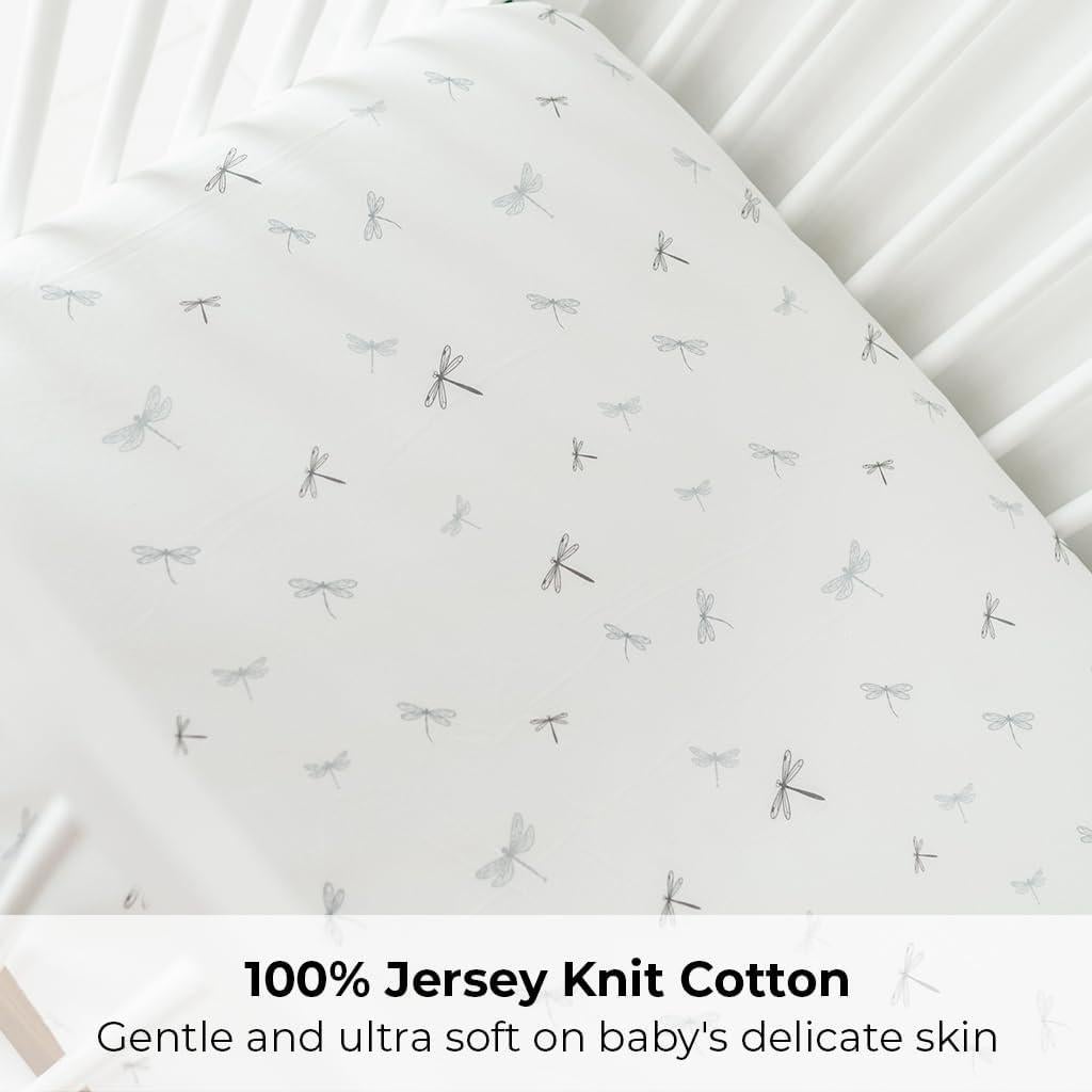 Juego de Sábanas Ajustadas para Cuna Ely's & Co. 132x71 cm