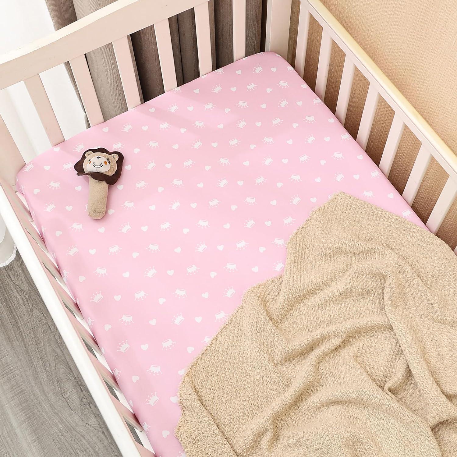 Sábanas Ajustables para Cuna PHF - 2 Piezas 71x132cm Castillo