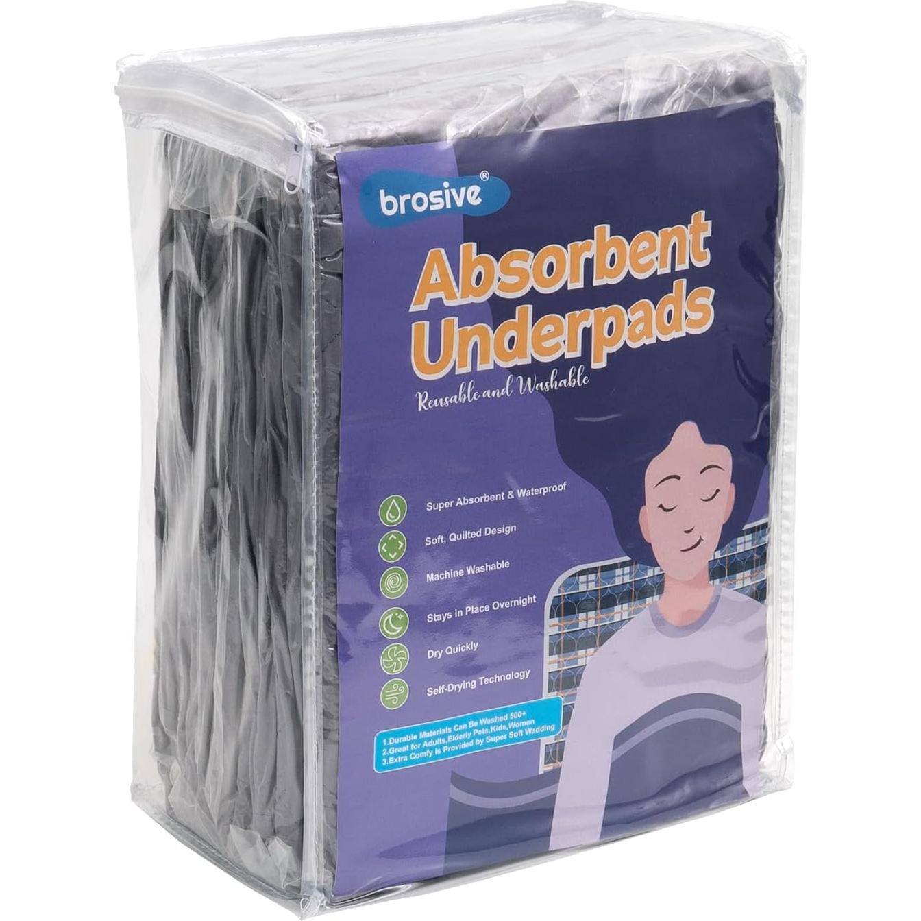 Almohadillas impermeables para cama Brosive 91x183 cm 2 Pack