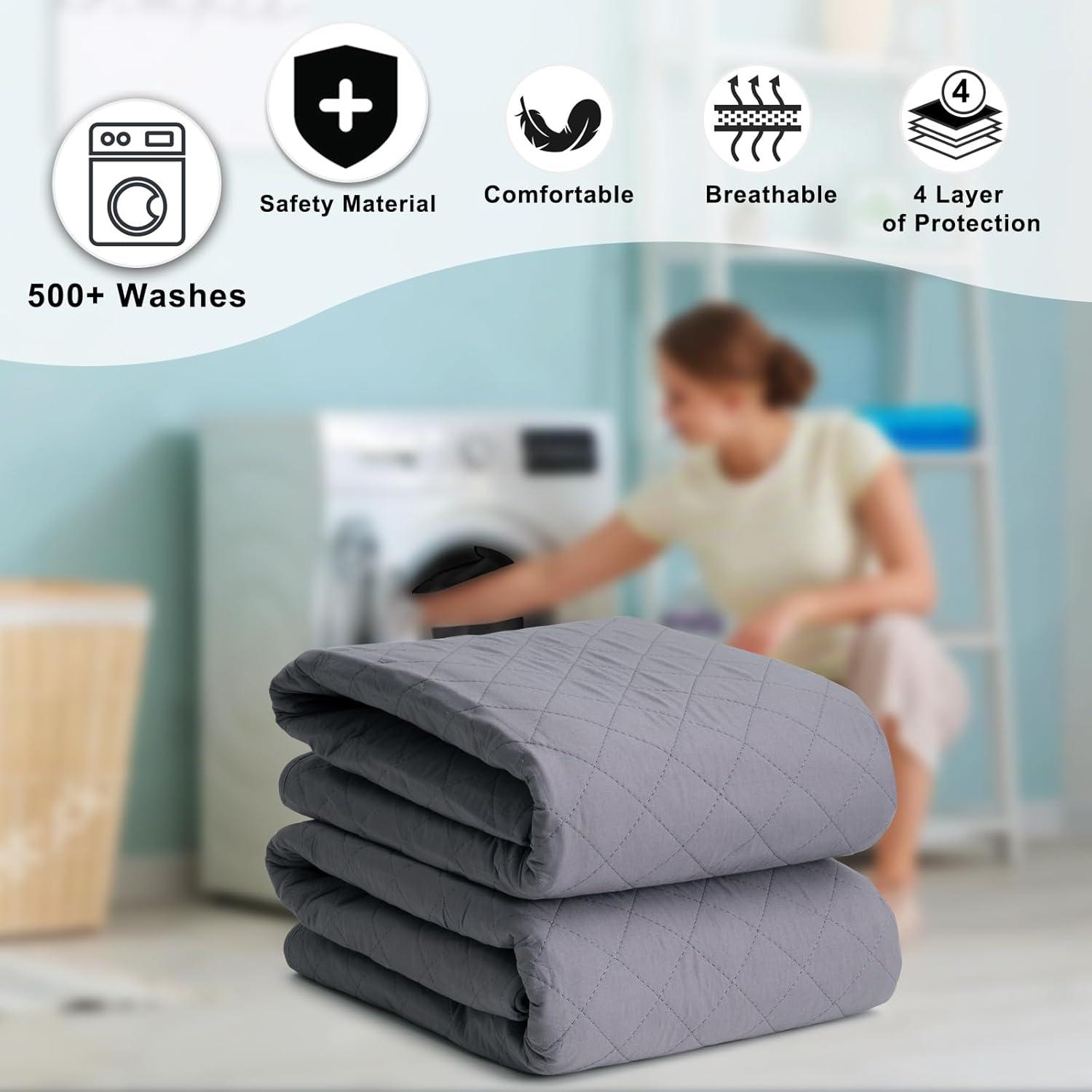 Almohadillas impermeables para cama Brosive 91x183 cm 2 Pack