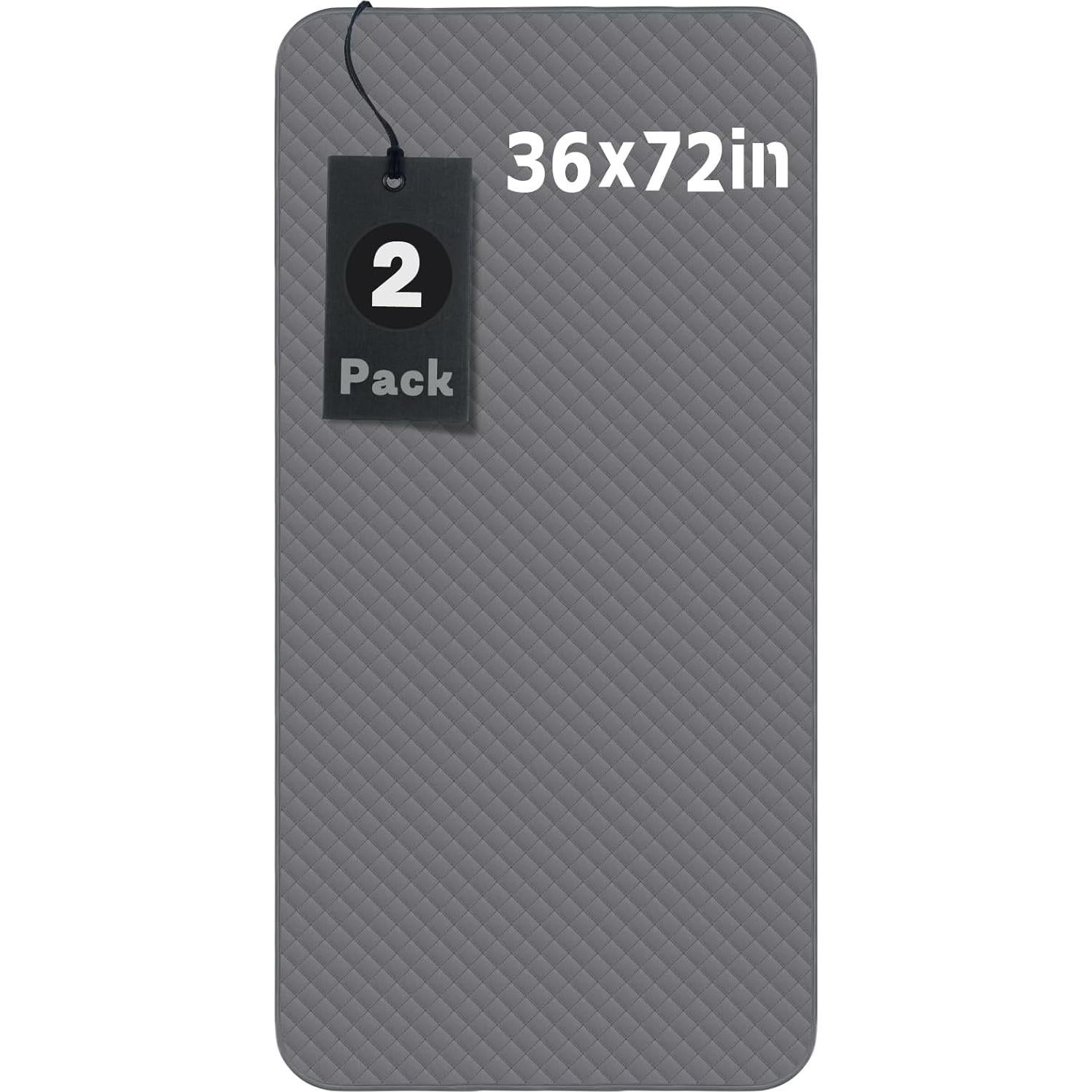 Almohadillas impermeables para cama Brosive 91x183 cm 2 Pack