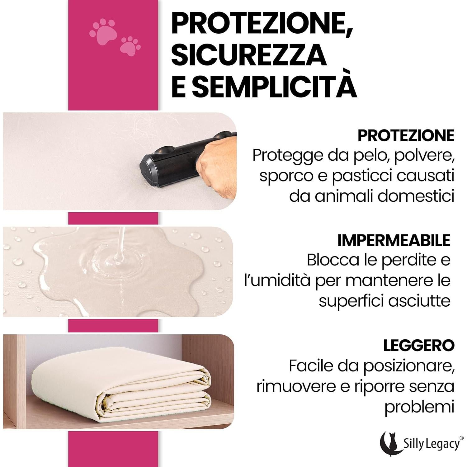 Funda Protectora Impermeable Reversible SILLY LEGACY Queen