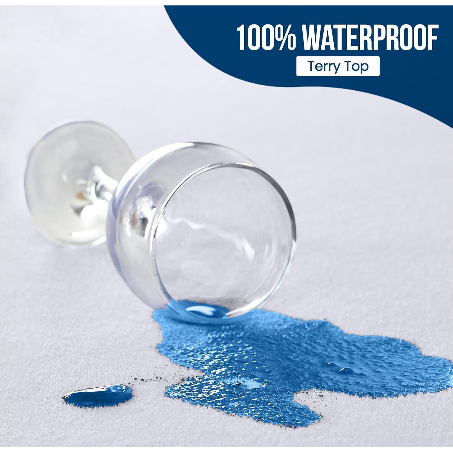 Protector de Colchón Impermeable Utopia Bedding Individual 200 GSM