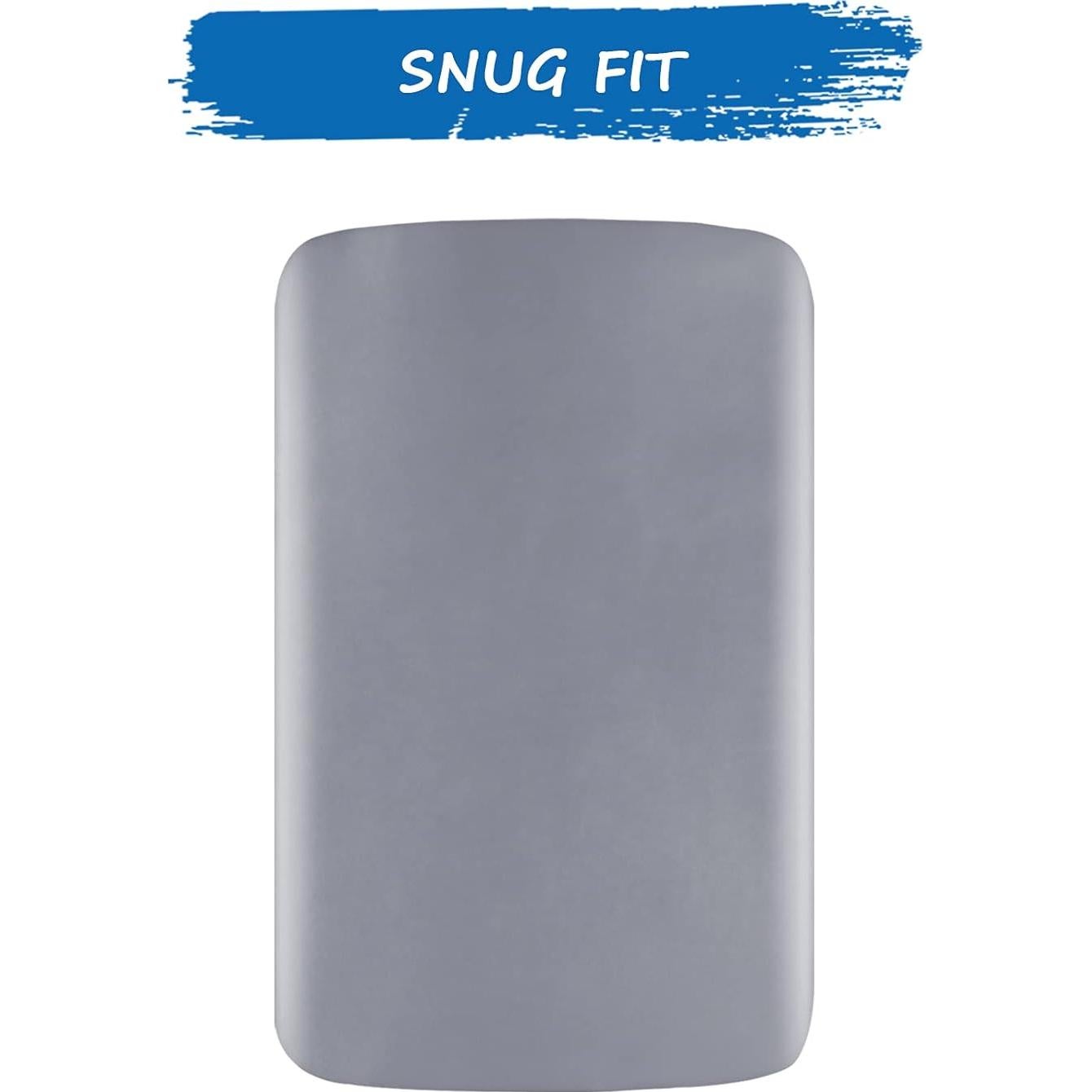 Sábana de Pack and Play Coldwind Gris 99x68.6cm Satin