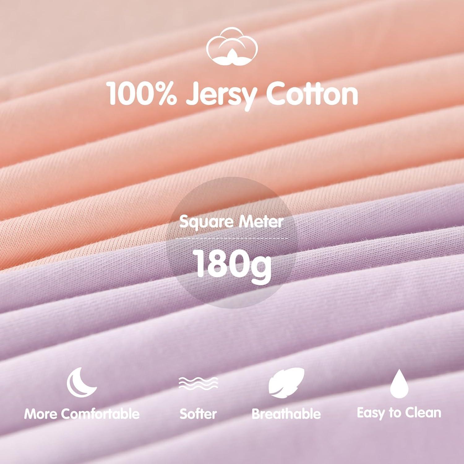 Sábanas Ajustadas para Cuna MEILA 100% Algodón 84x51 cm