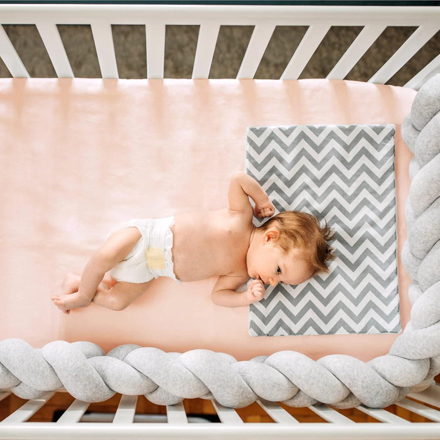 Sábanas Ajustadas para Cuna MEILA 100% Algodón 84x51 cm