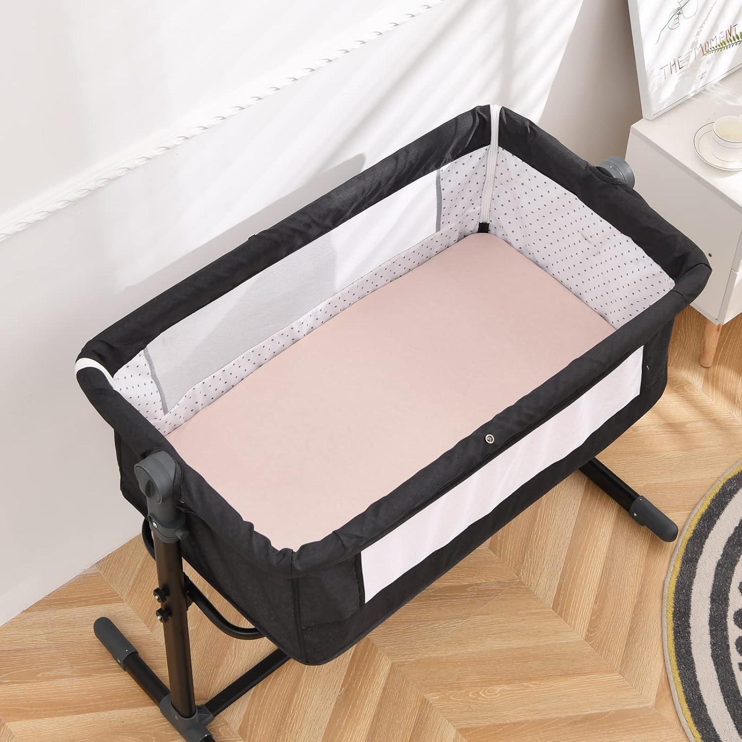 Sábanas Ajustadas para Cuna MEILA 100% Algodón 84x51 cm