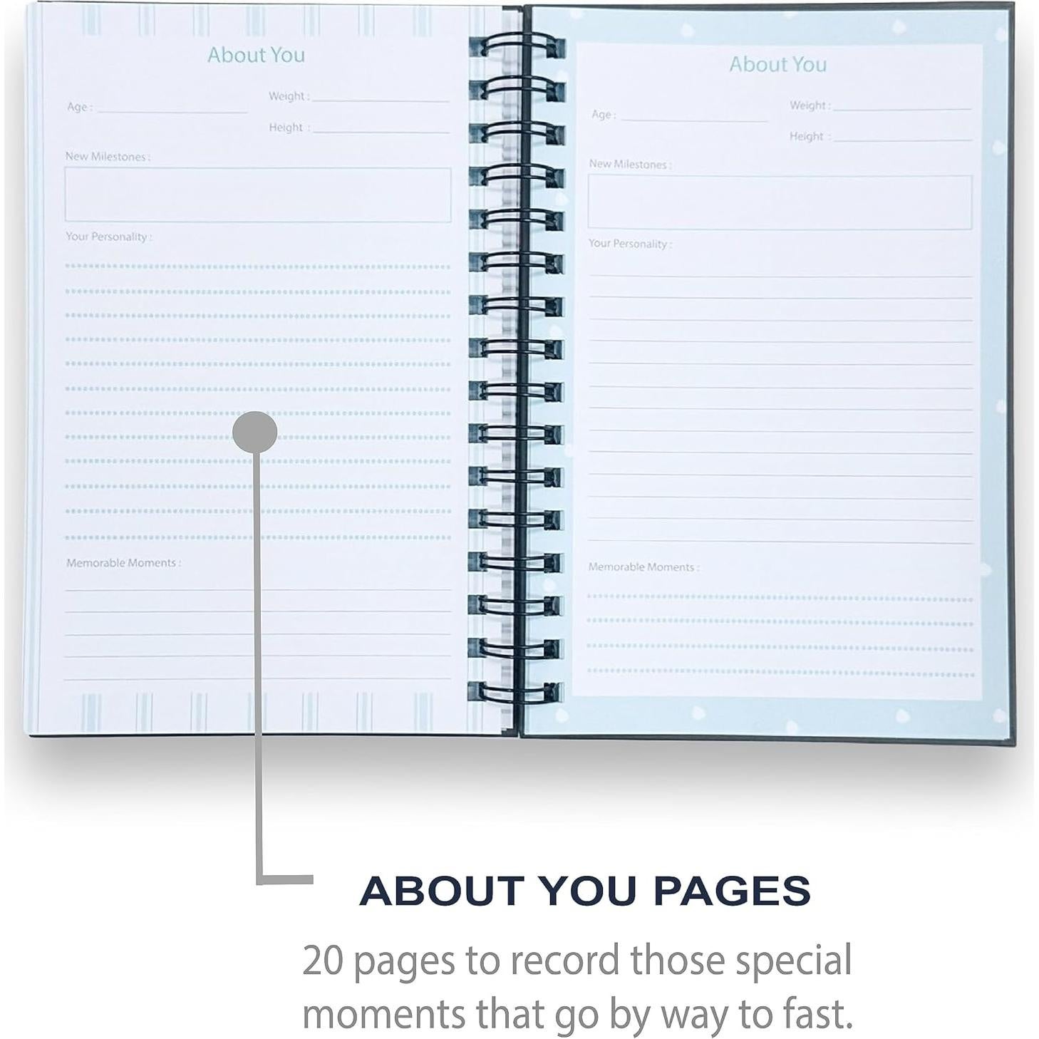 Diario del Bebé Kahootie Co - Cubierta Dura 120 Páginas