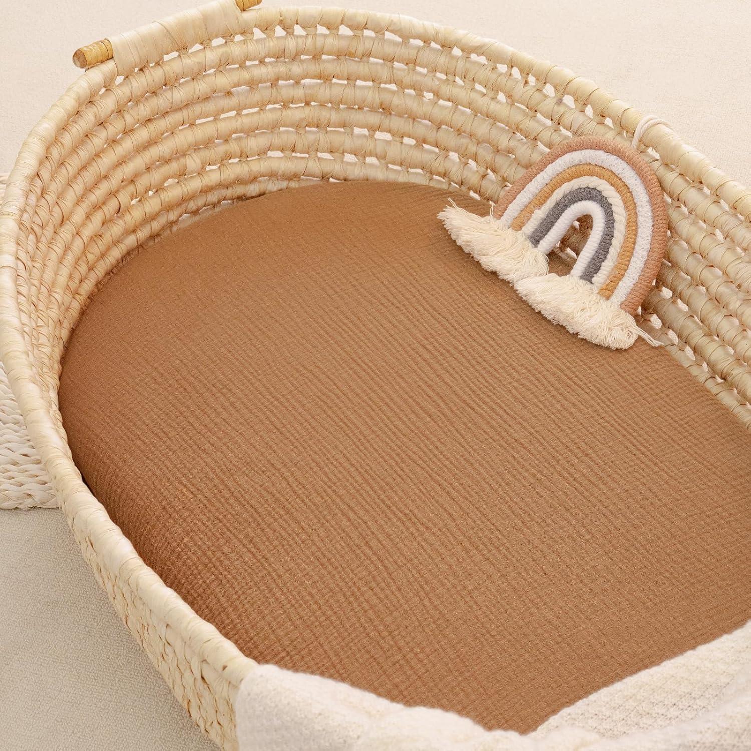 Sábanas de Muselina para Cuna Yukkidds 100% Algodón 2 Piezas