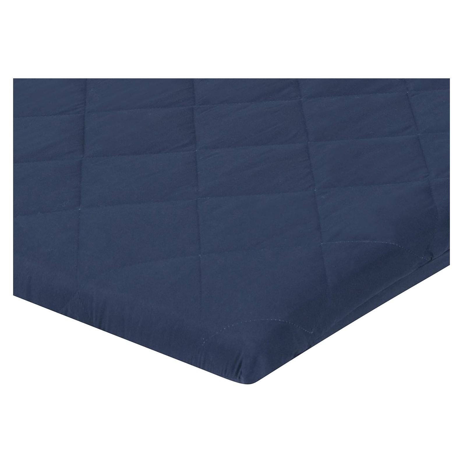 Sábana Acolchada para Cuna Portátil Everyday Kids 96.5x71.1cm Azul Marino