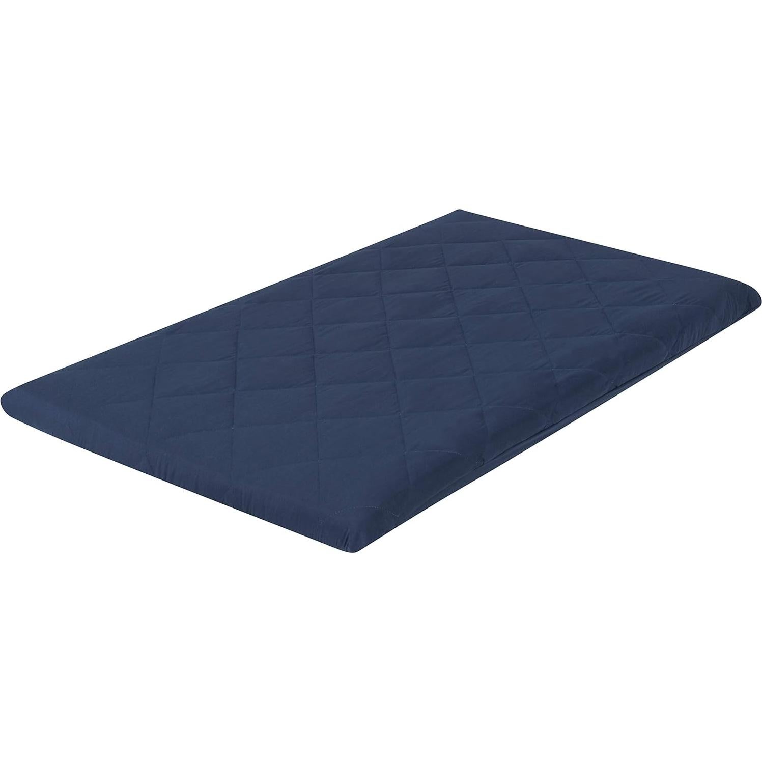 Sábana Acolchada para Cuna Portátil Everyday Kids 96.5x71.1cm Azul Marino