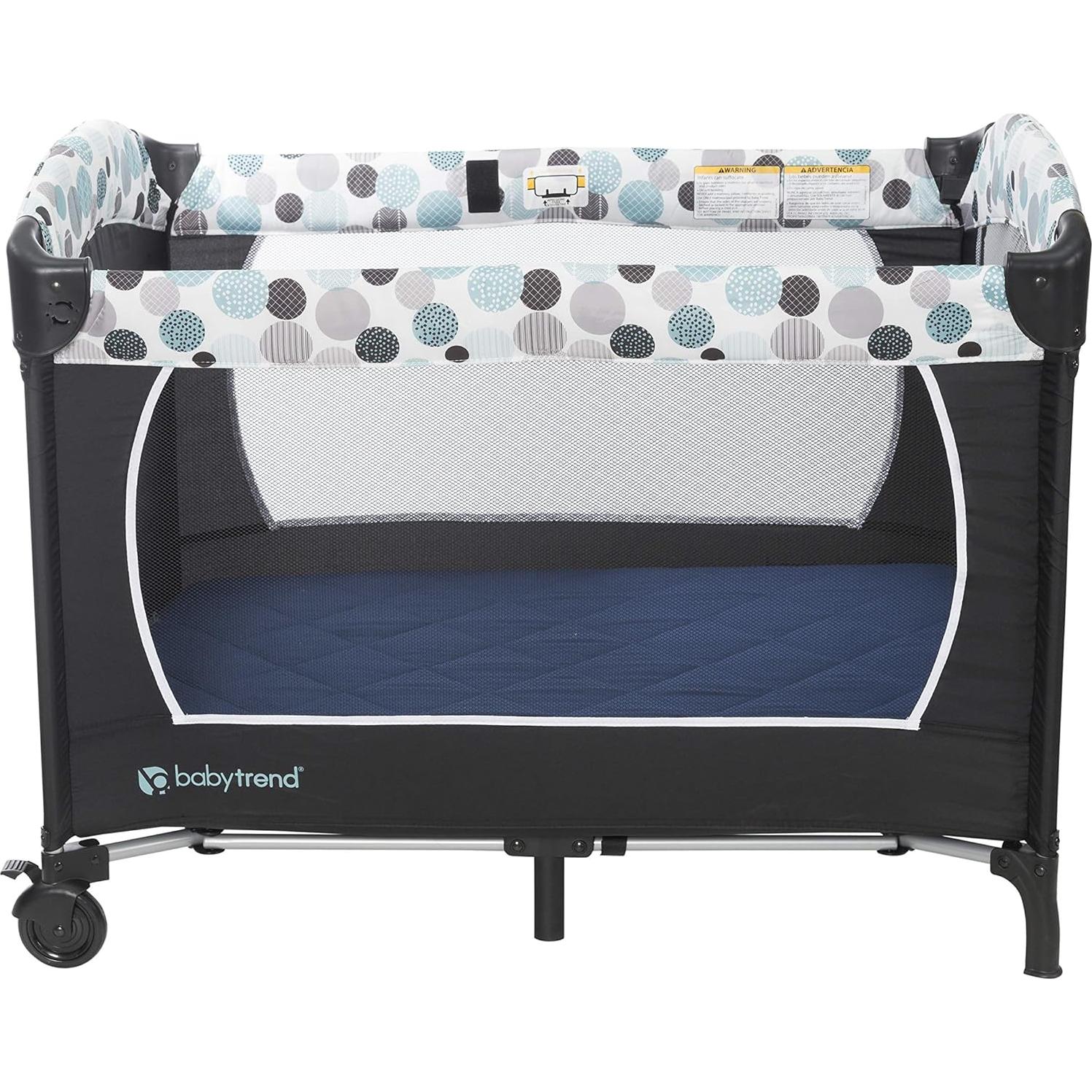 Sábana Acolchada para Cuna Portátil Everyday Kids 96.5x71.1cm Azul Marino
