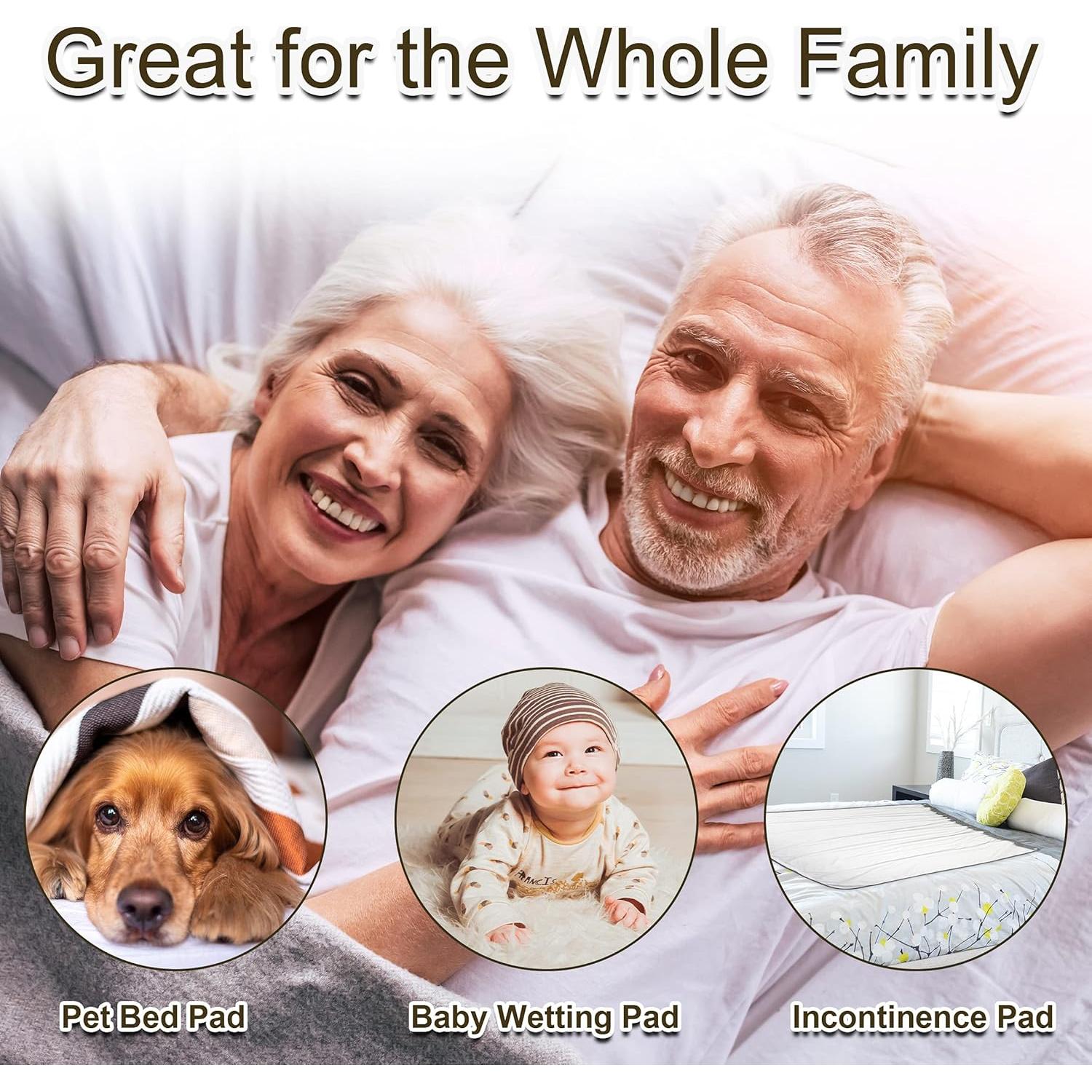 Almohadillas de Cama Lavables Grecle 75x100 cm Absorbentes