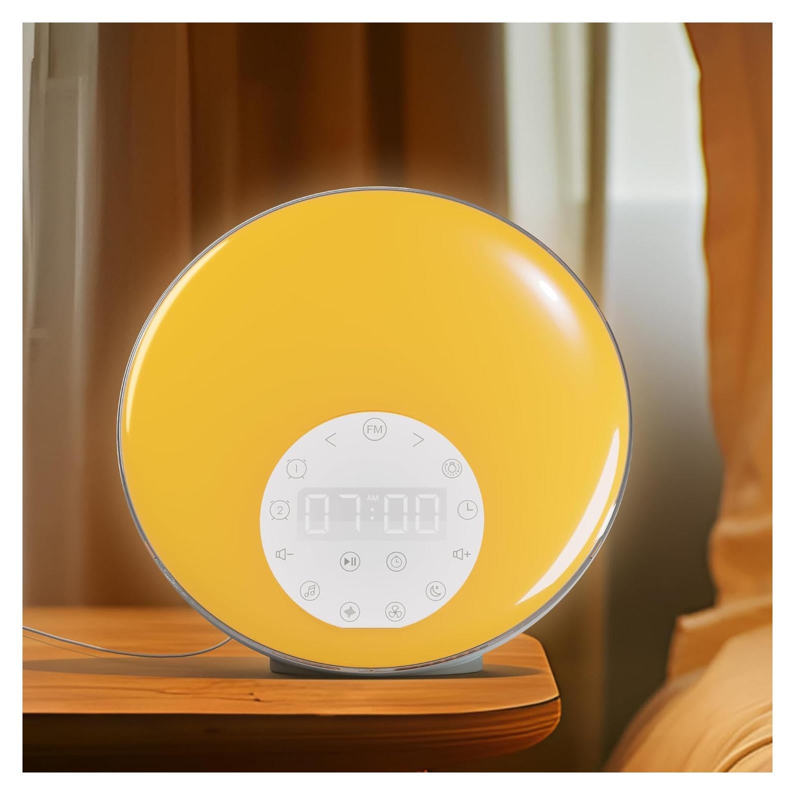Despertador de Luz de Amanecer ANTDALIS con Radio FM y 26 Sonidos