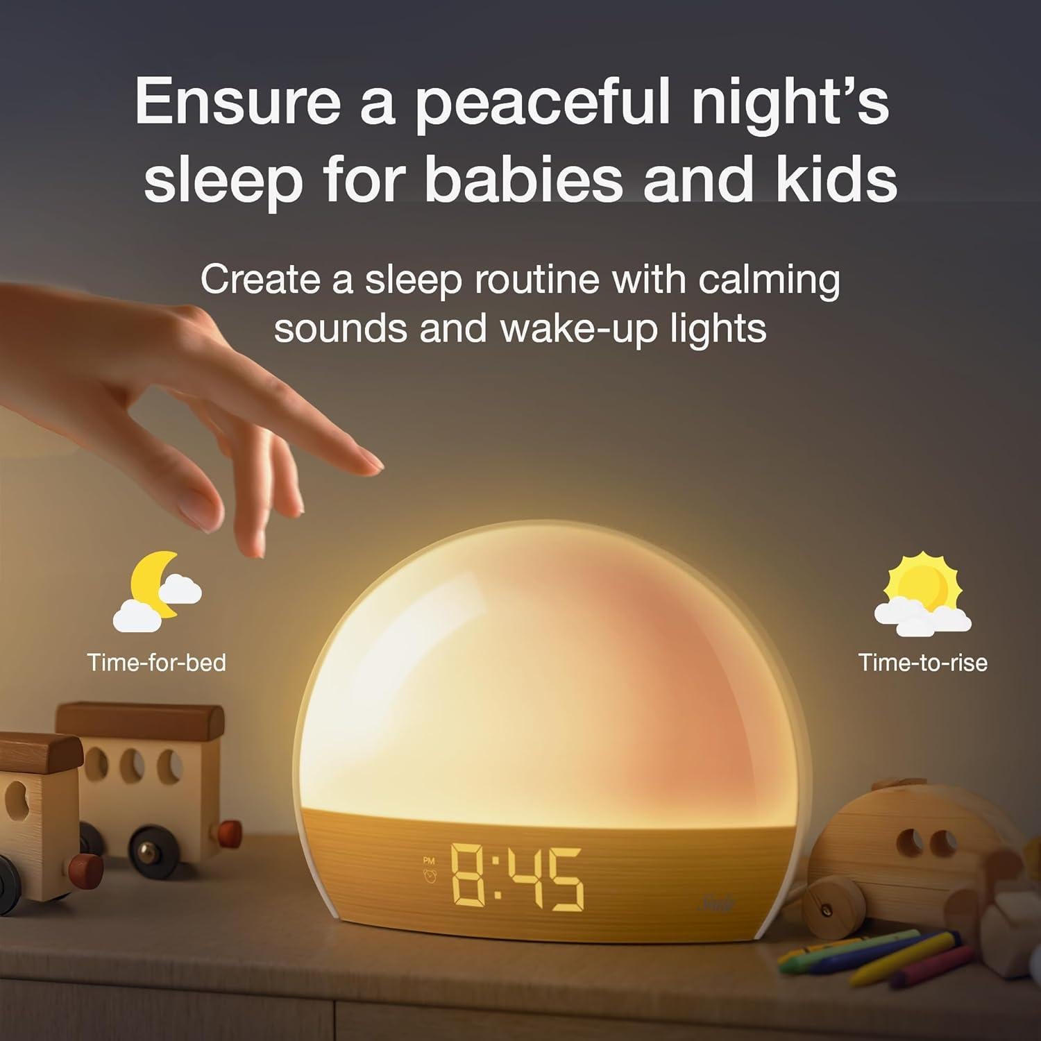 Reloj Despertador Sealy Sunrise con Luz LED y Temperatura